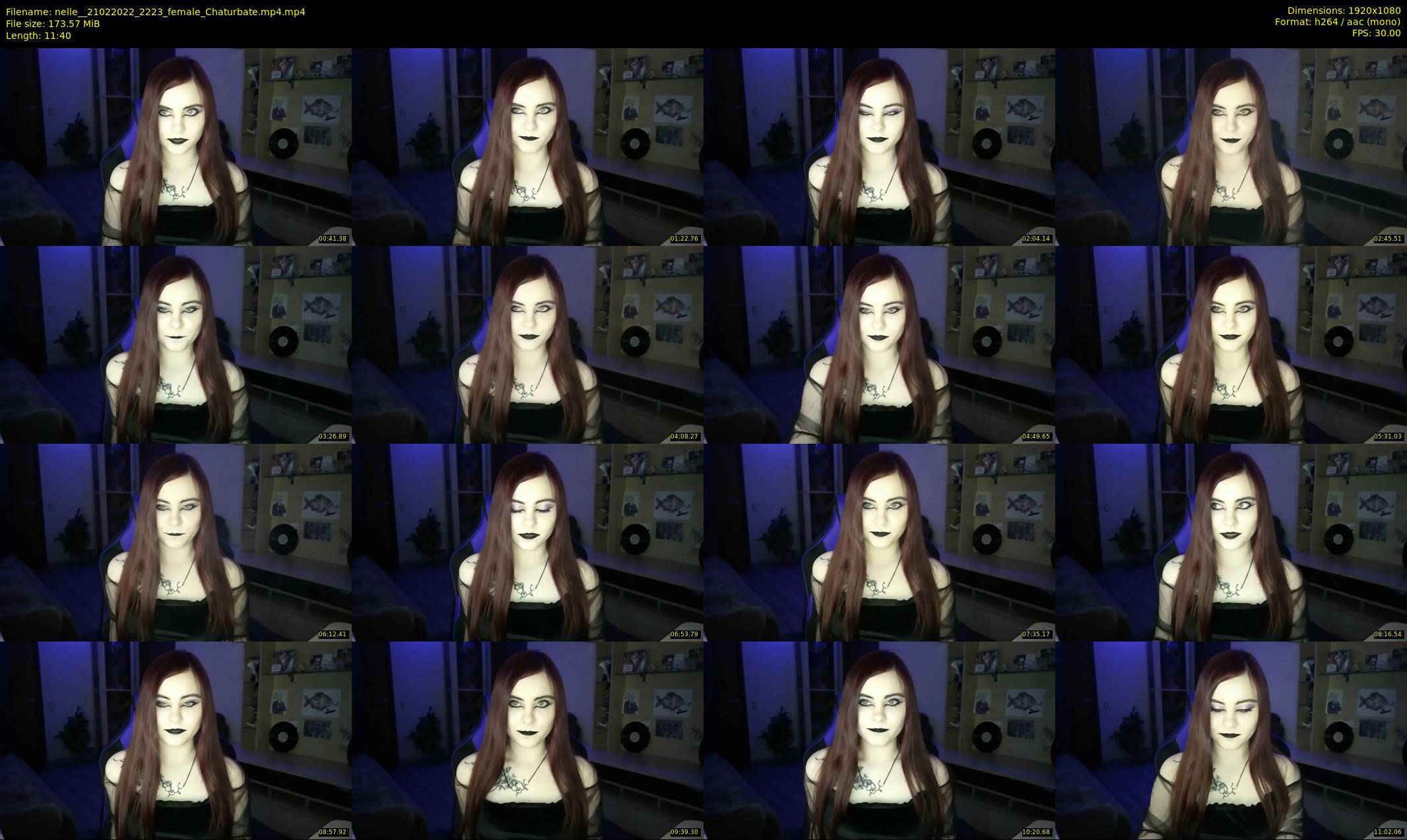 nelle_ — 12 minute Chaturbate female cam show recording, 1080p, Feb 21, 2022