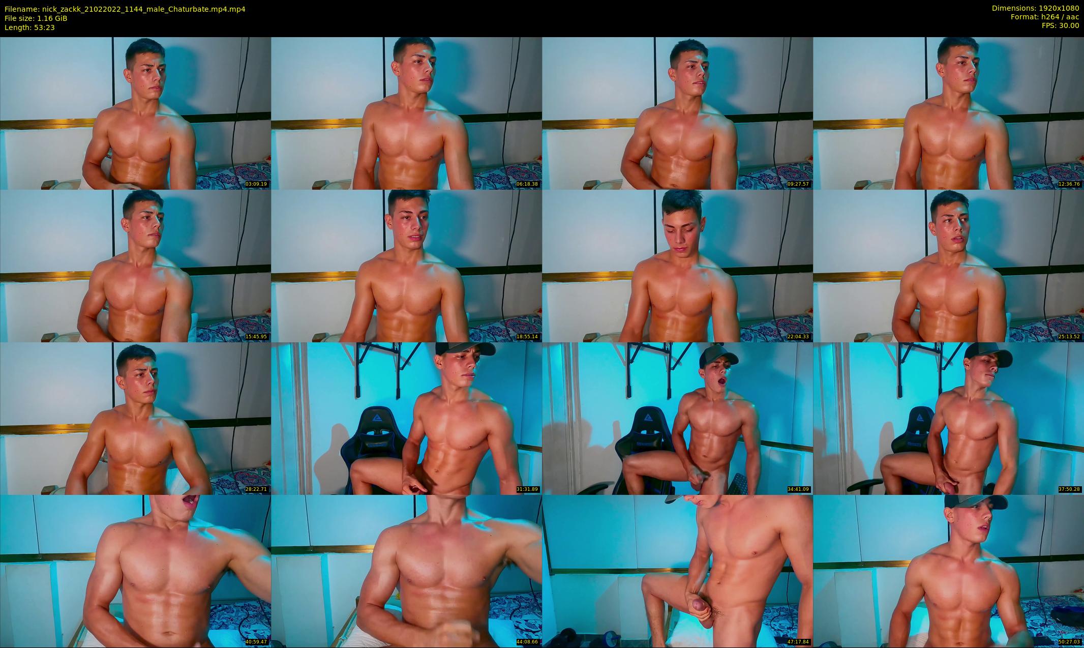 nick_zackk — 54 minute Chaturbate male cam show recording, 1080p, Feb 21, 2022