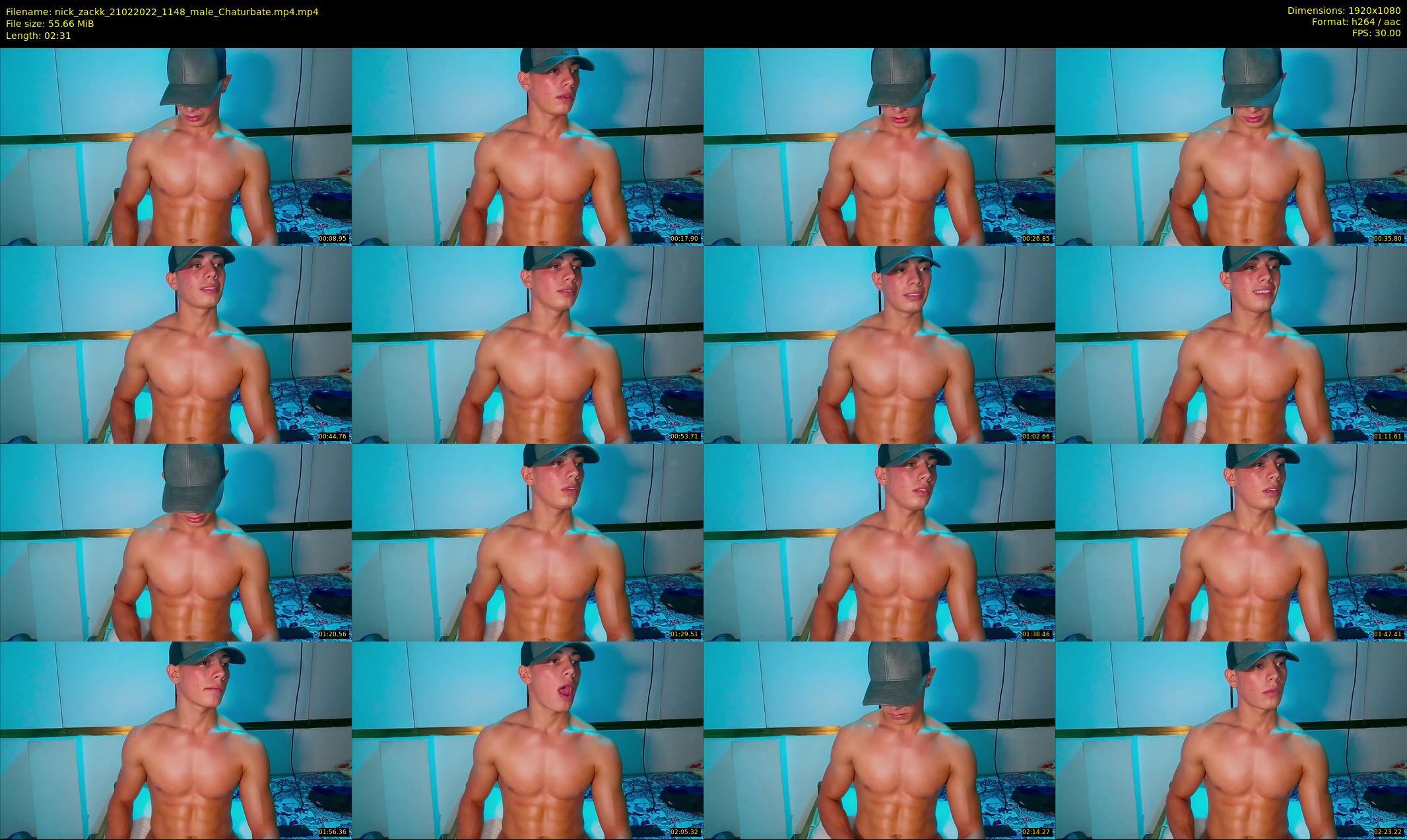 nick_zackk — 3 minute Chaturbate male cam show recording, 1080p, Feb 21, 2022