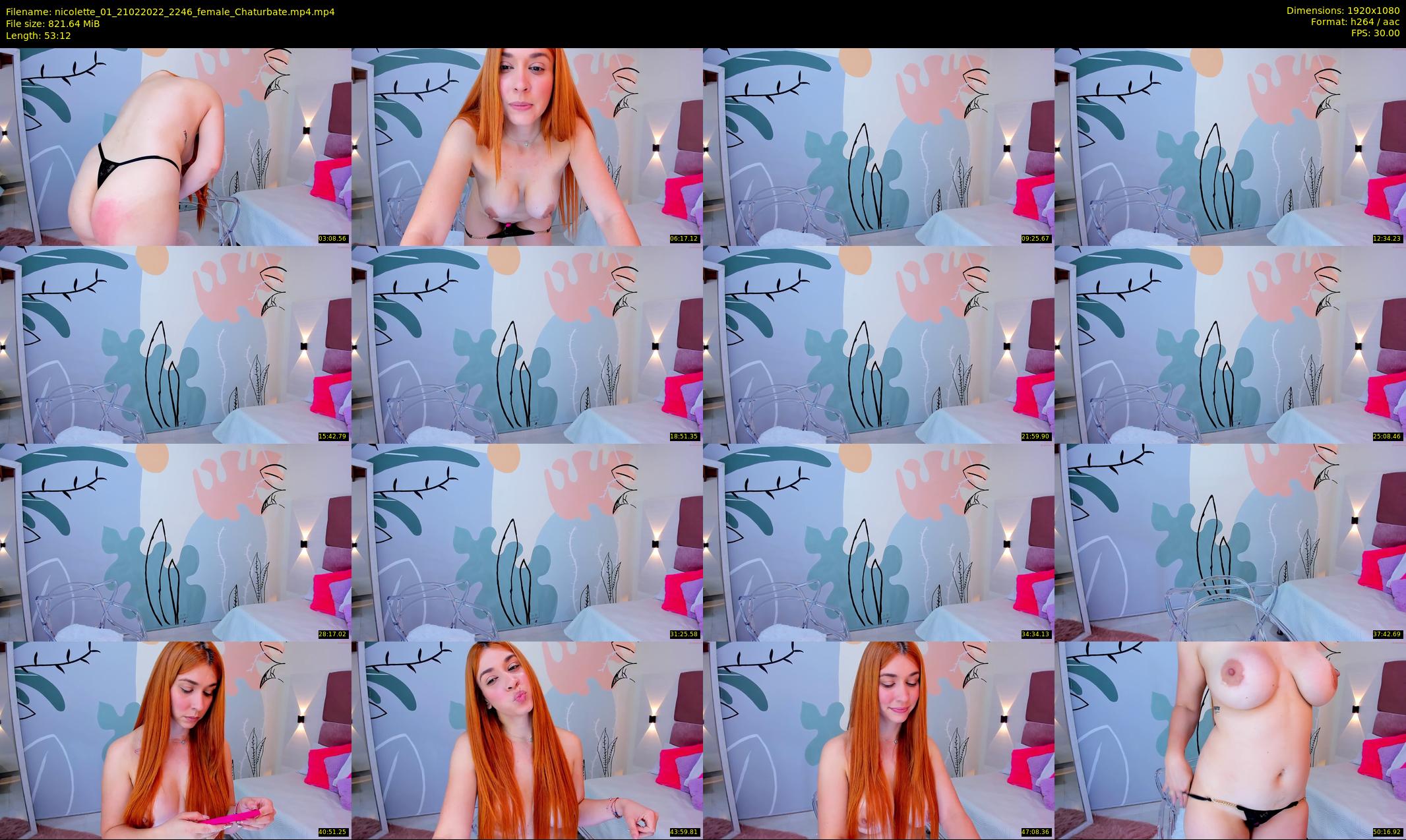 nicolette_01 — 54 minute Chaturbate female cam show recording, 1080p, Feb 21, 2022