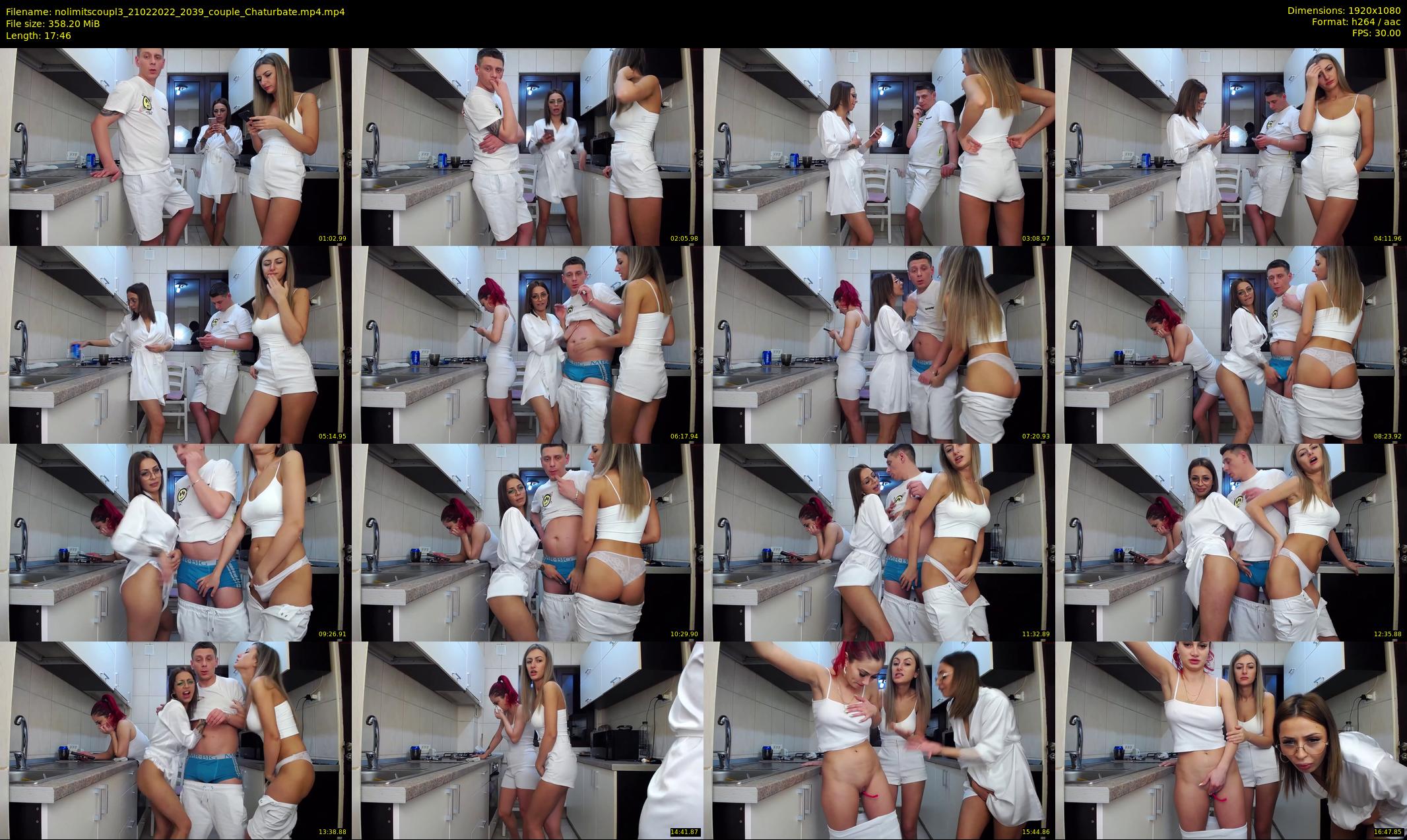 nolimitscoupl3 — 18 minute Chaturbate couple cam show recording, 1080p, Feb 21, 2022