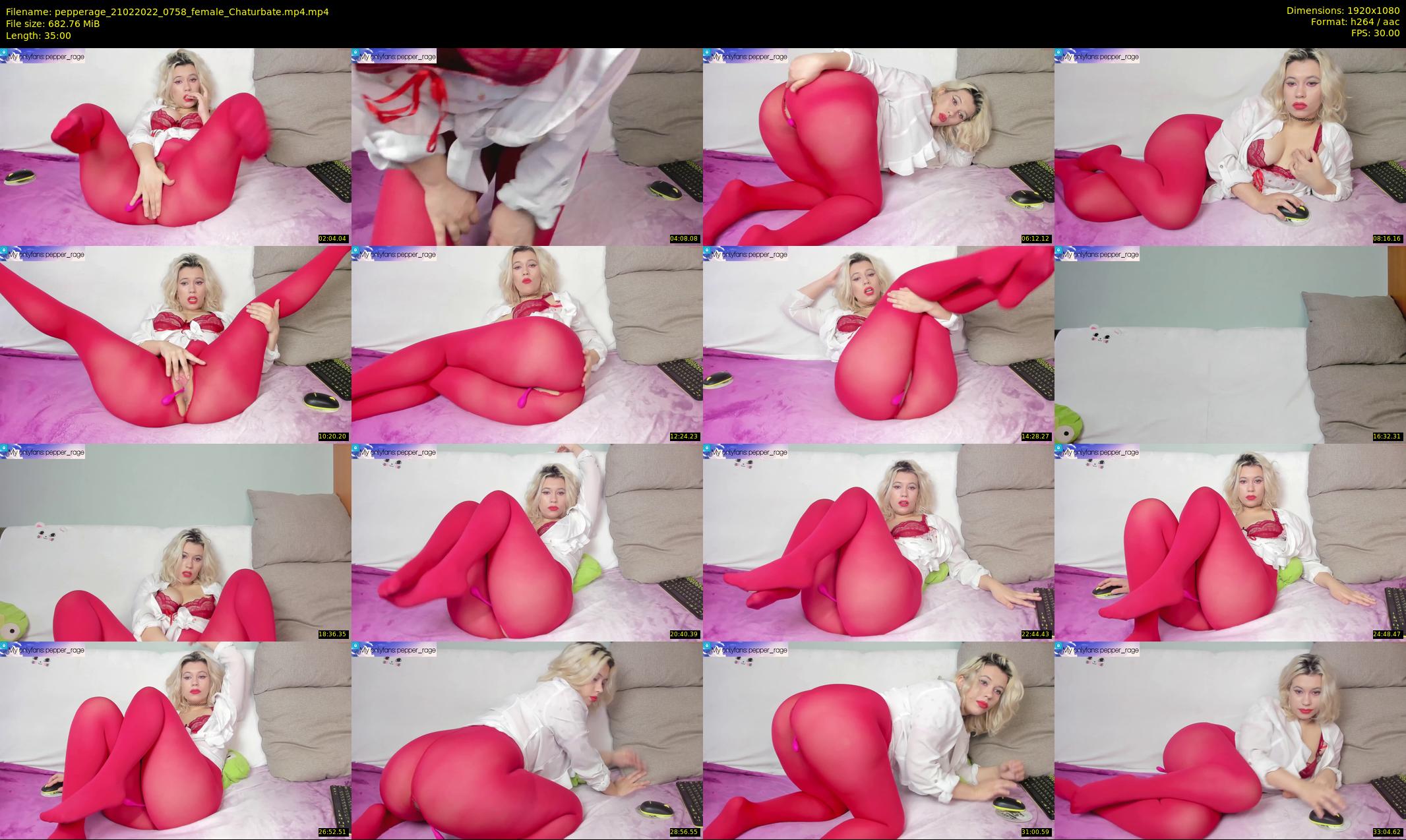 pepperage — 35 minute Chaturbate female cam show recording, 1080p, Feb 21, 2022