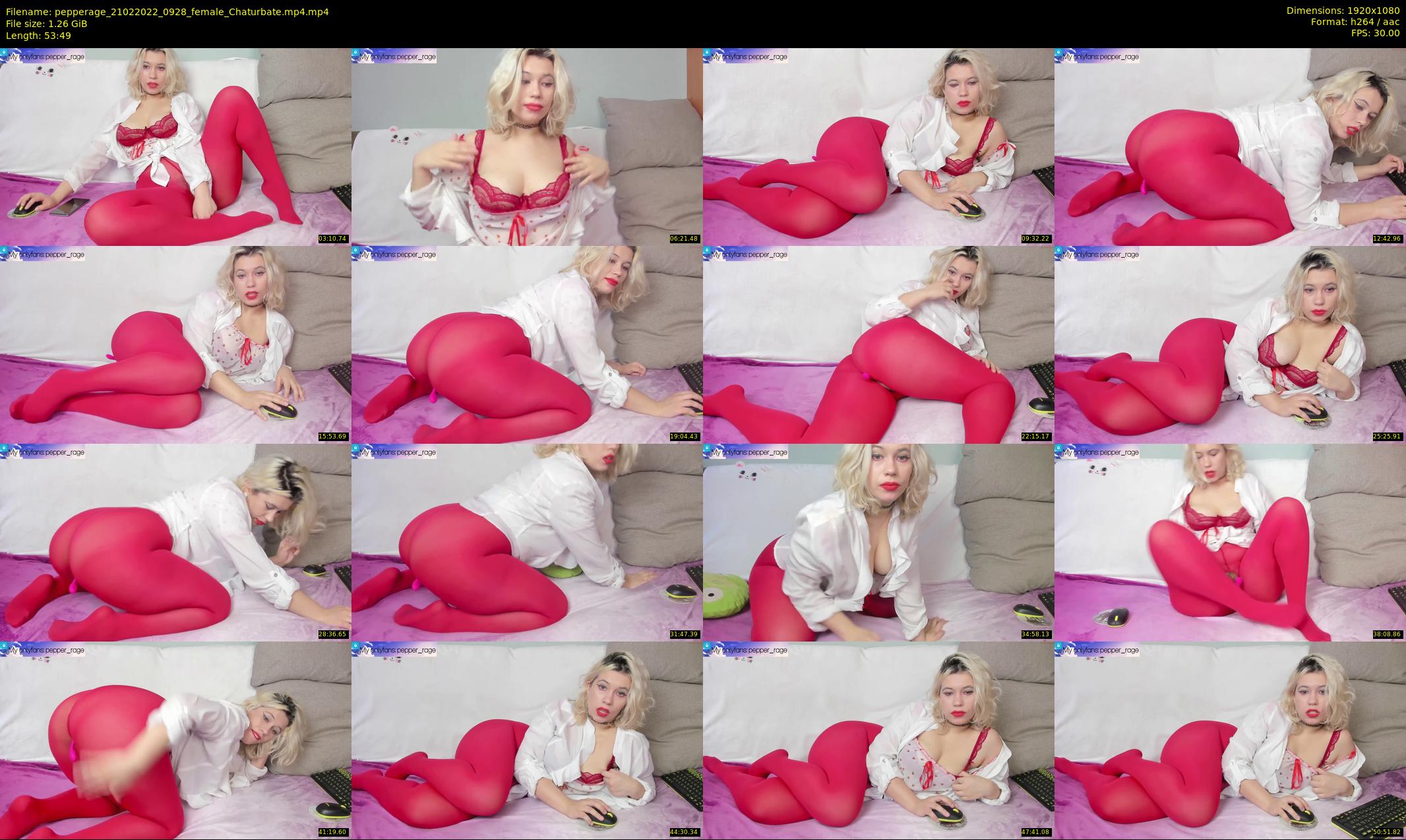 pepperage — 54 minute Chaturbate female cam show recording, 1080p, Feb 21, 2022