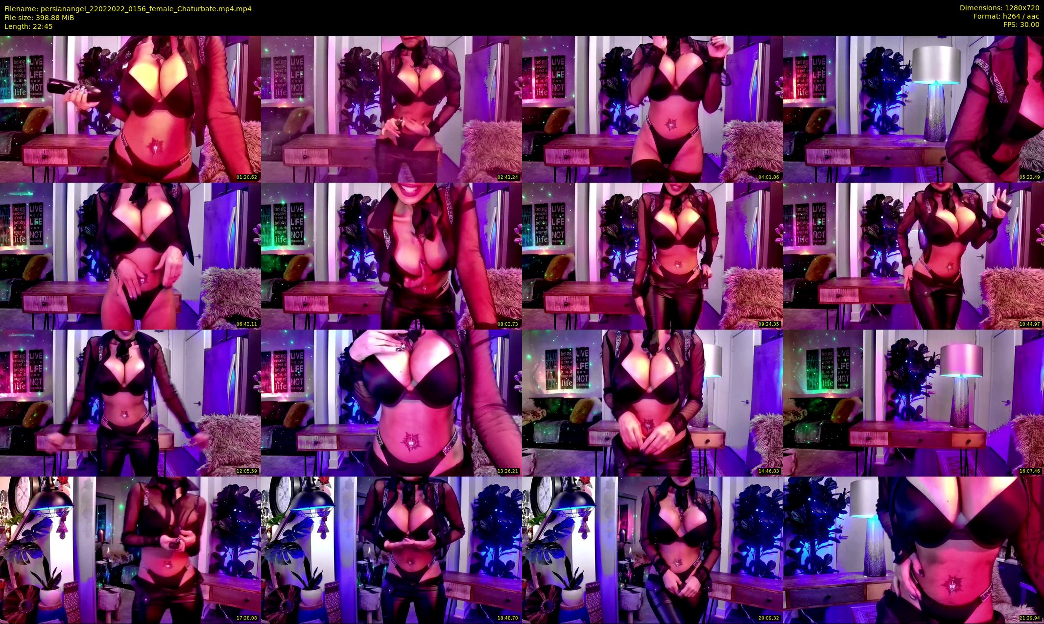 persianangel — 23 minute Chaturbate female cam show recording, 720p, Feb 22, 2022