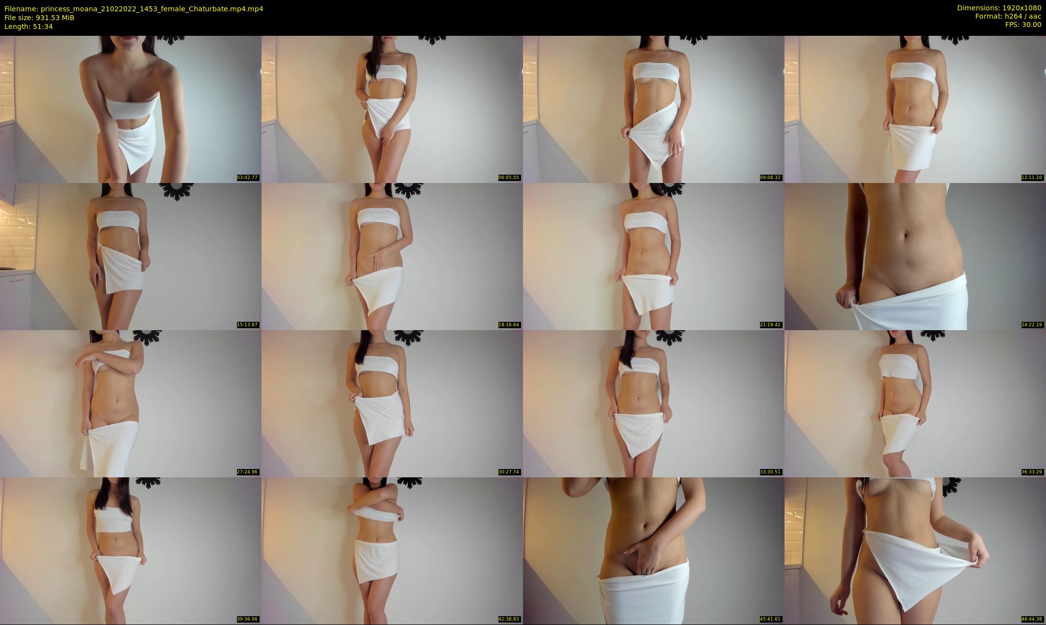 princess_moana — 52 minute Chaturbate female cam show recording, 1080p, Feb 21, 2022