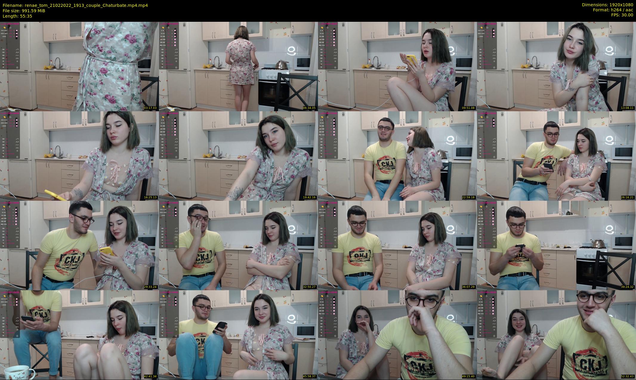 renae_tom — 56 minute Chaturbate couple cam show recording, 1080p, Feb 21, 2022
