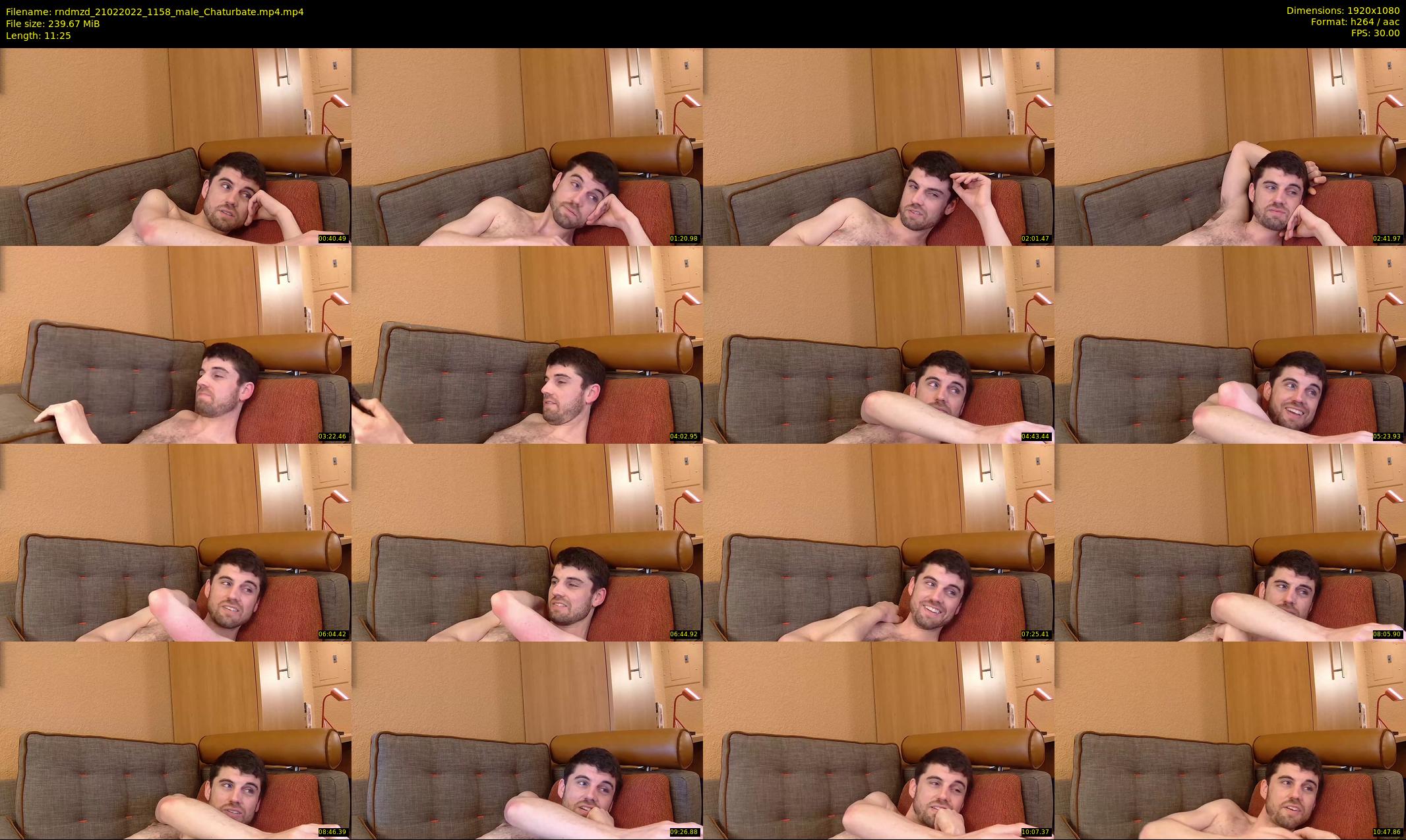 rndmzd — 12 minute Chaturbate male cam show recording, 1080p, Feb 21, 2022