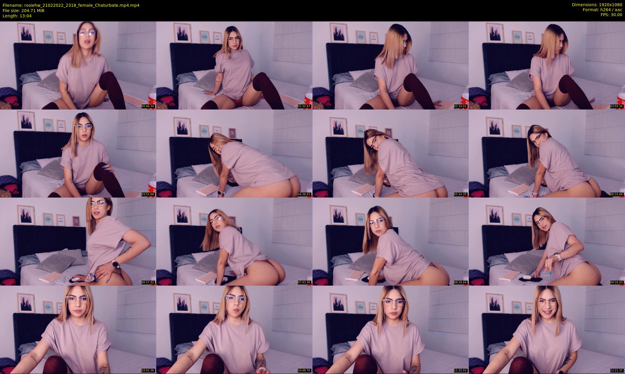 rosiehw — 14 minute Chaturbate couple cam show recording, 1080p, Feb 21, 2022