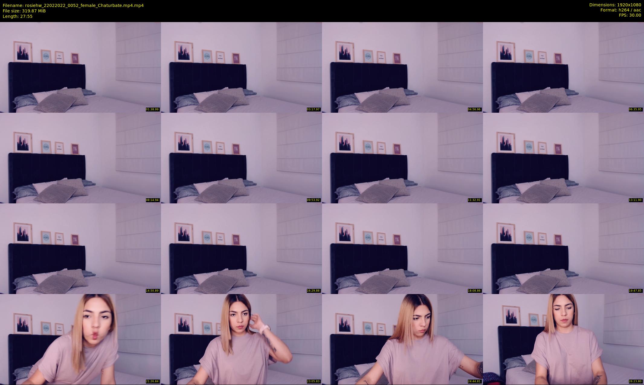rosiehw — 28 minute Chaturbate couple cam show recording, 1080p, Feb 22, 2022