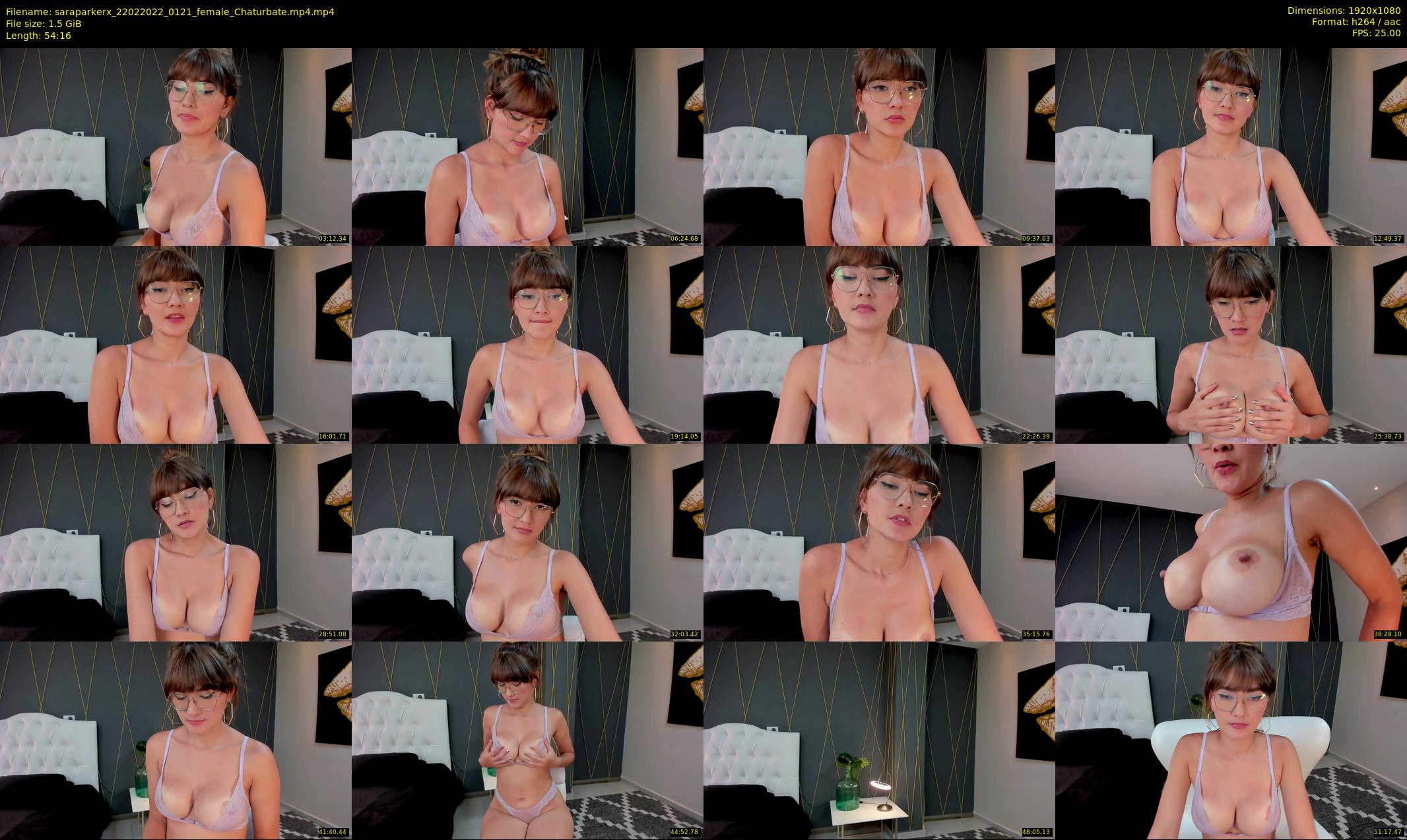 saraparkerx — 55 minute Chaturbate female cam show recording, 1080p, Feb 22, 2022