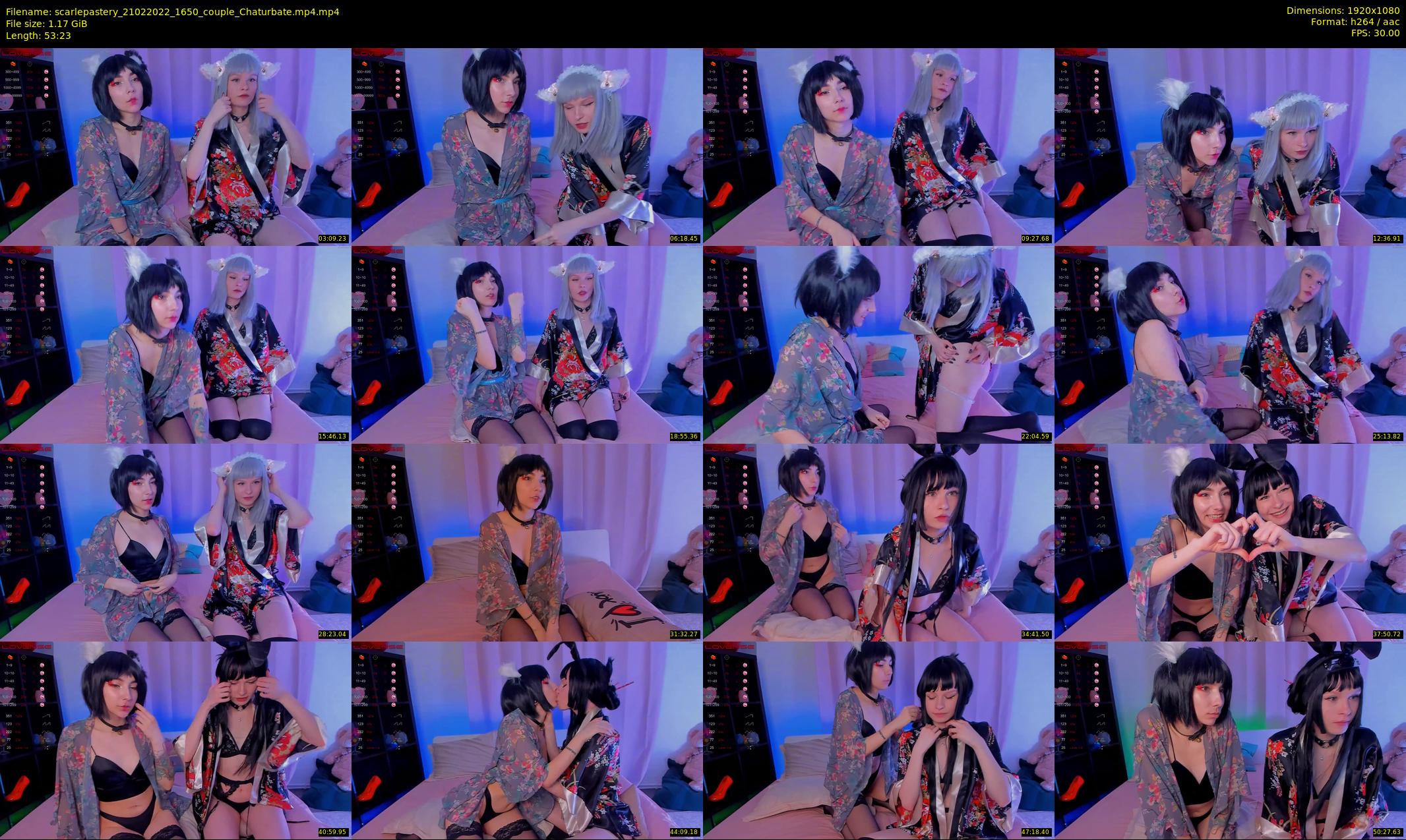 scarlepastery — 54 minute Chaturbate couple cam show recording, 1080p, Feb 21, 2022