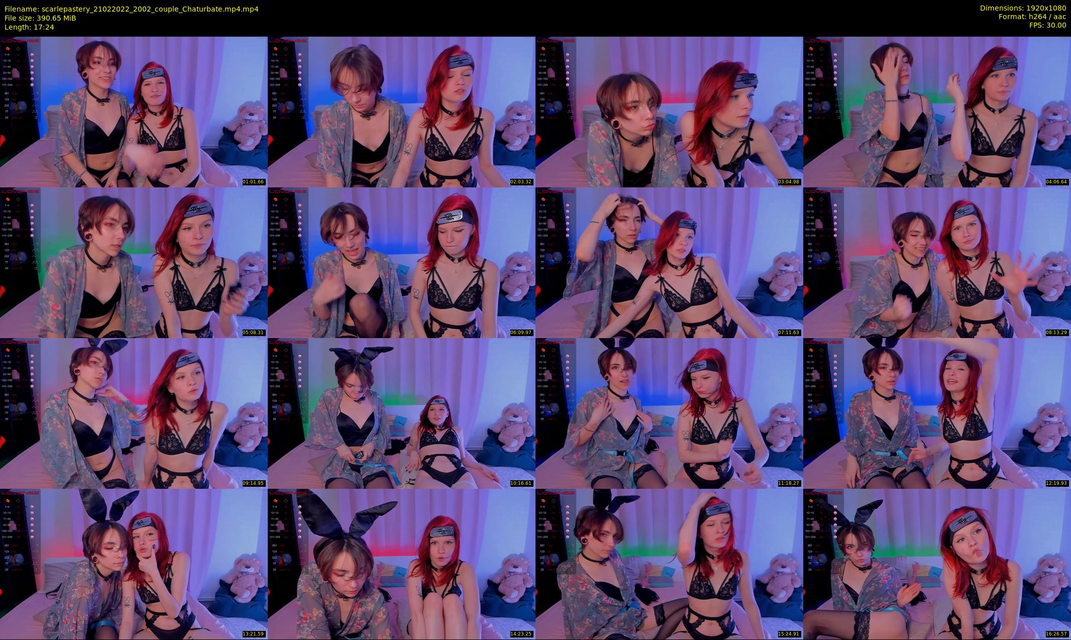 scarlepastery — 18 minute Chaturbate couple cam show recording, 1080p, Feb 21, 2022