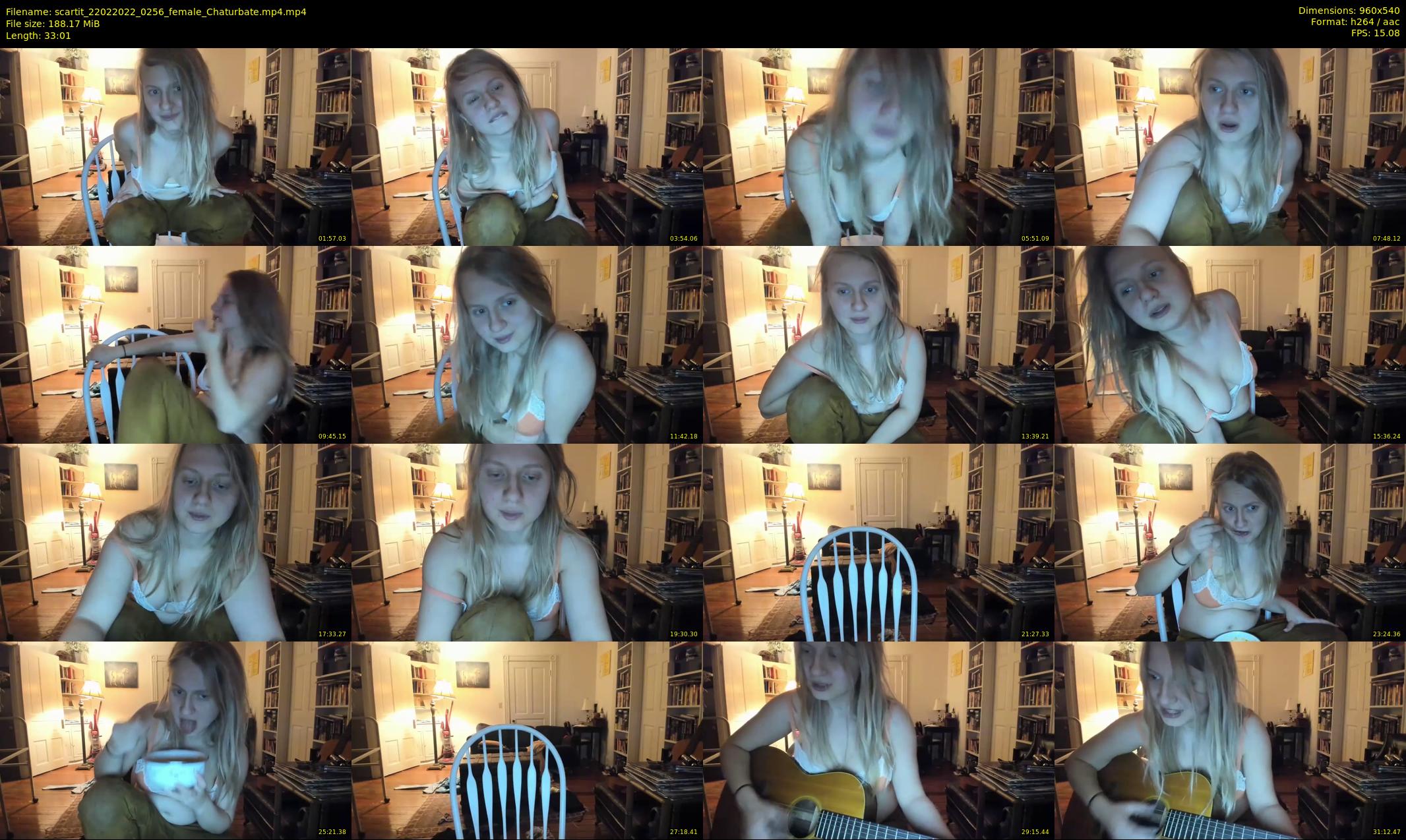 scartit — 34 minute Chaturbate female cam show recording, 480p, Feb 22, 2022