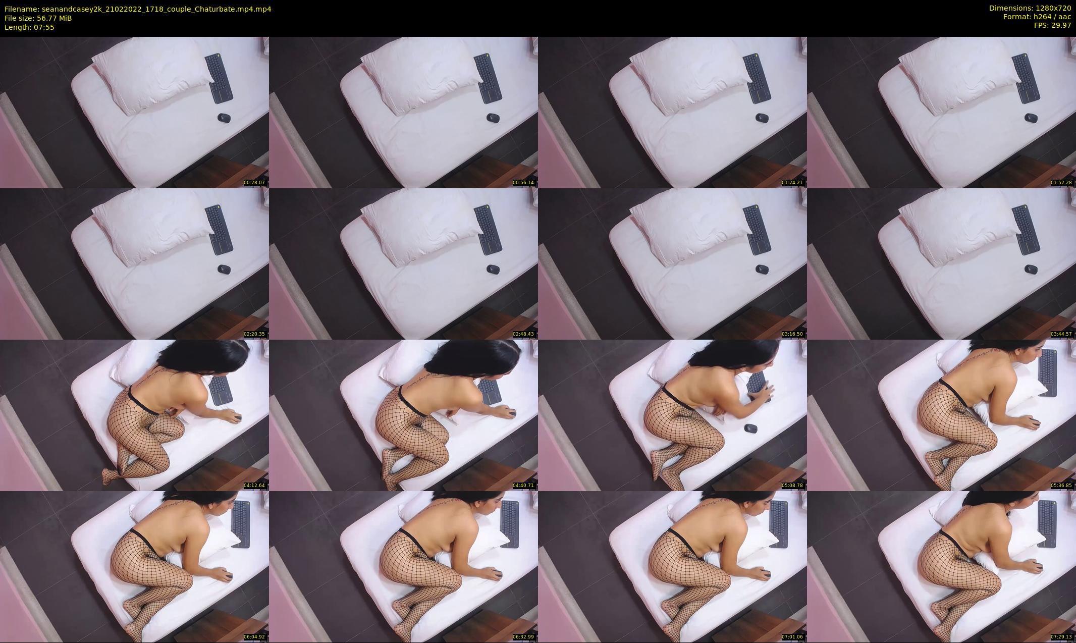 seanandcasey2k — 8 minute Chaturbate couple cam show recording, 720p, Feb 21, 2022