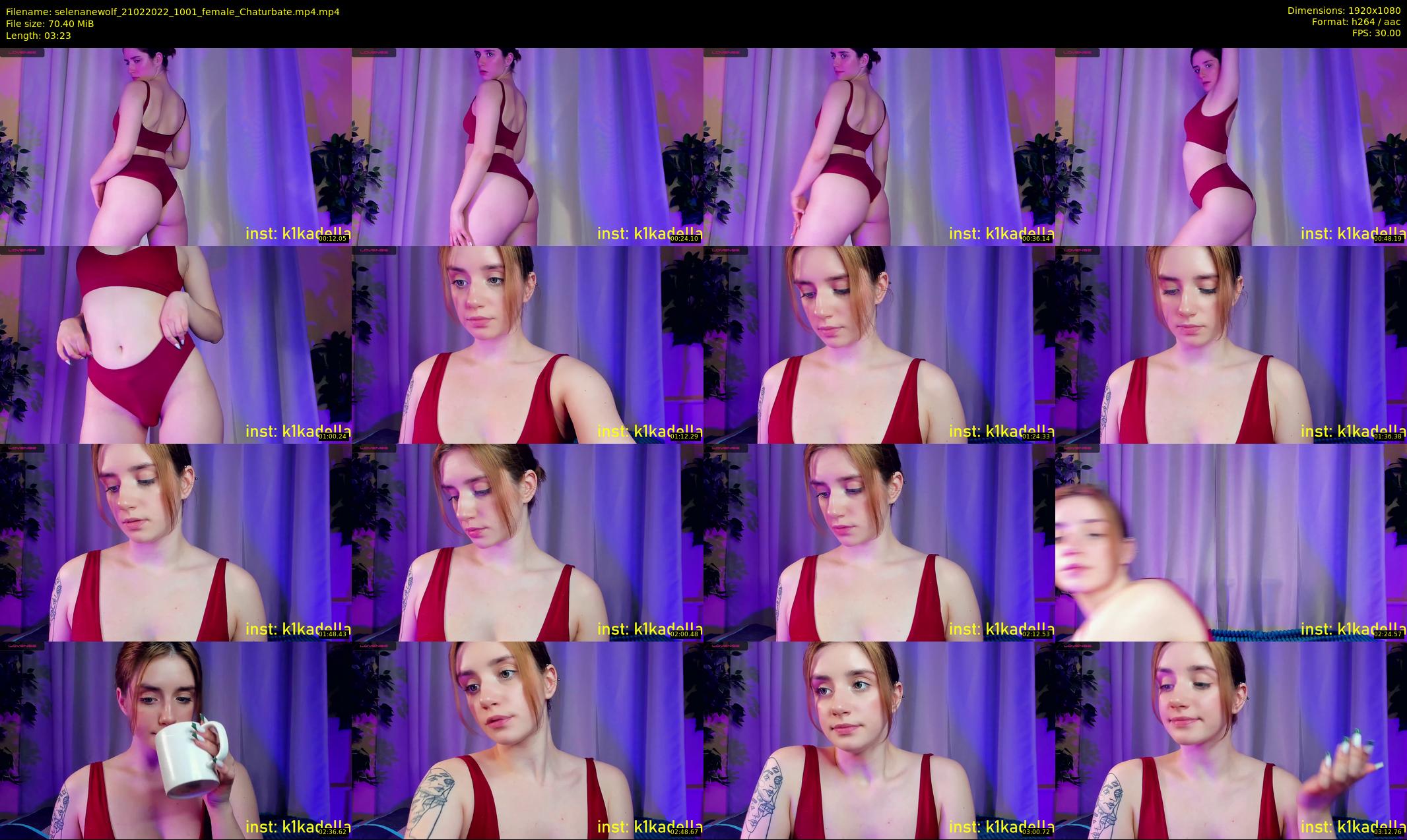 selenanewolf — 4 minute Chaturbate couple cam show recording, 1080p, Feb 21, 2022