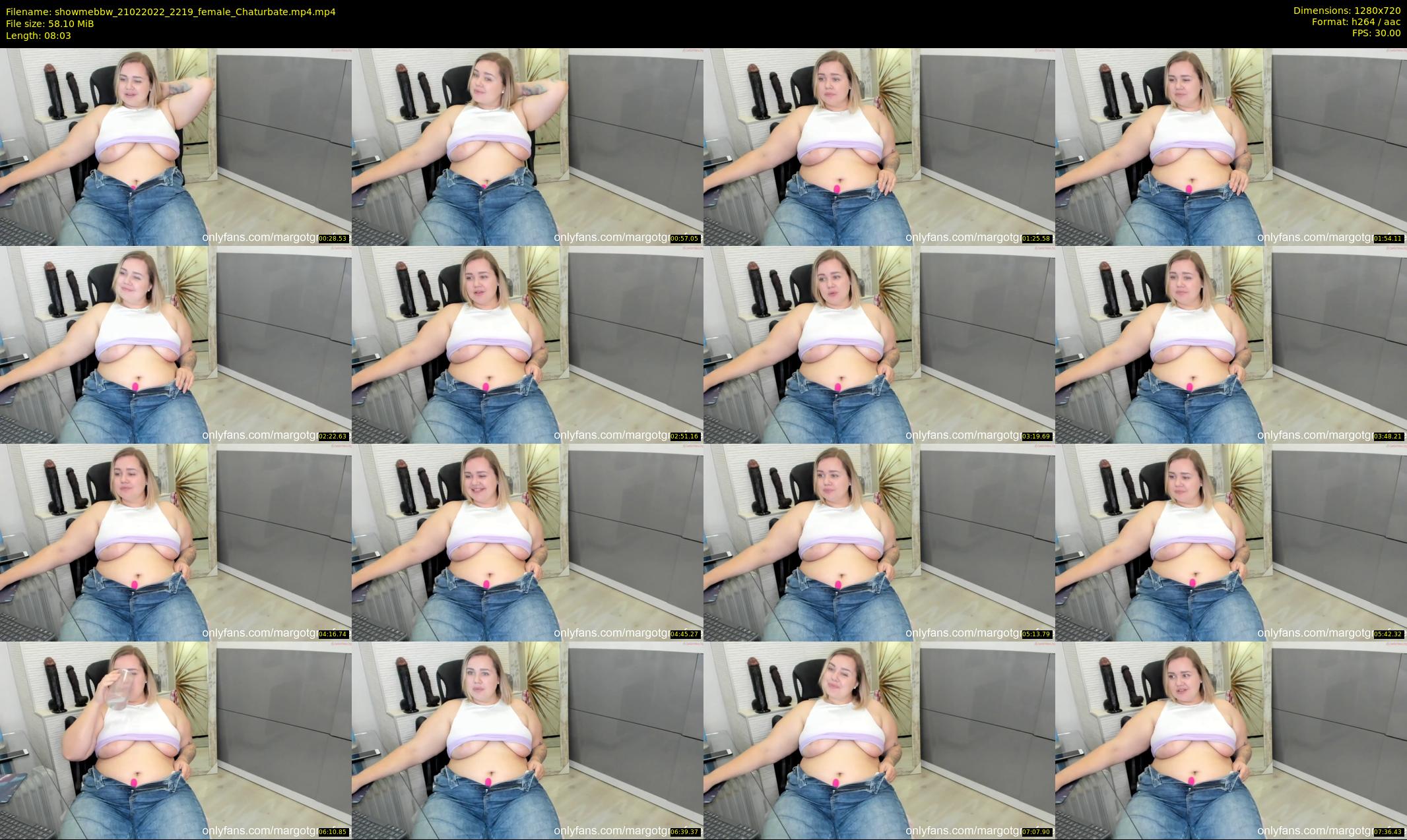 showmebbw — 9 minute Chaturbate female cam show recording, 720p, Feb 21, 2022