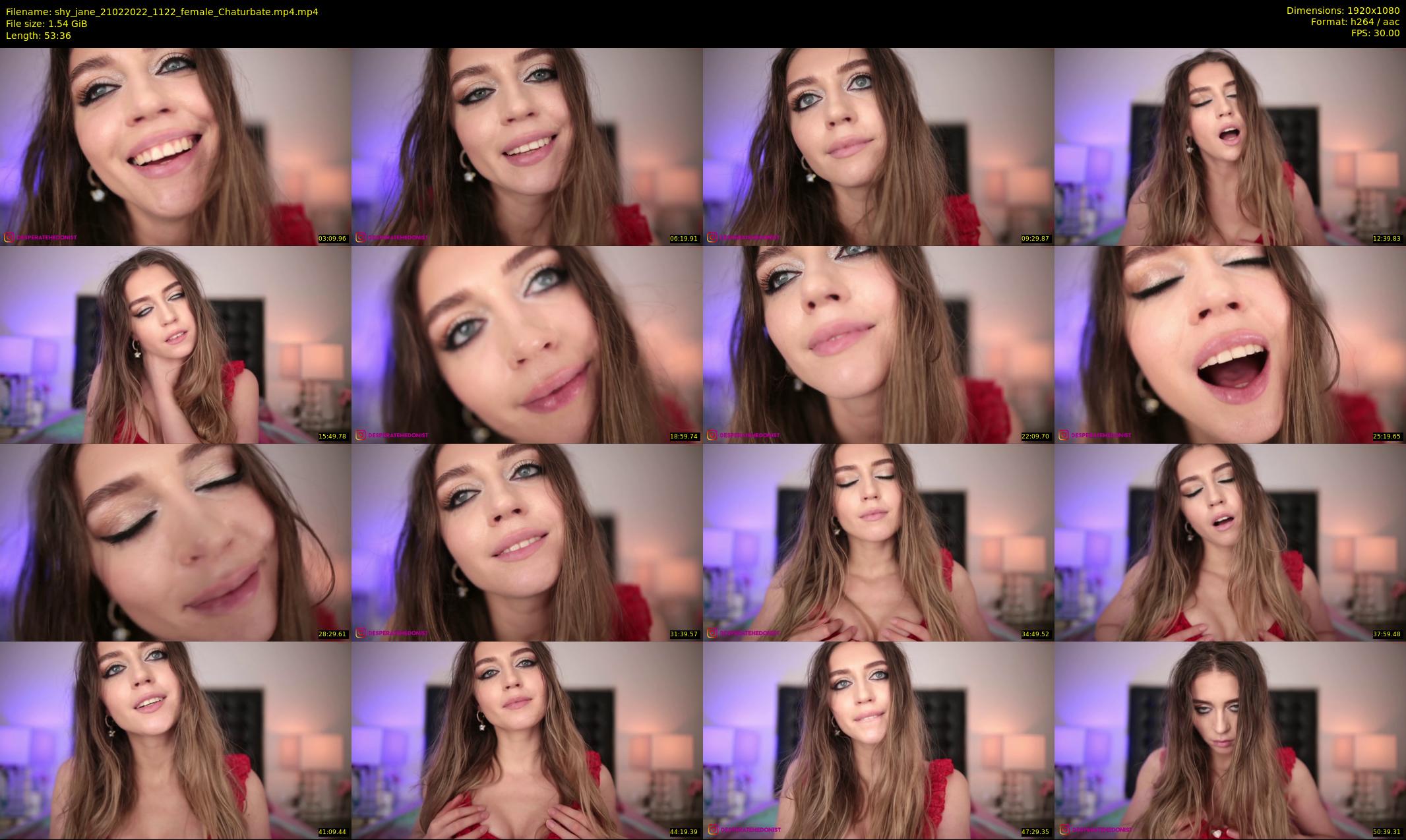 shy_jane — 54 minute Chaturbate female cam show recording, 1080p, Feb 21, 2022