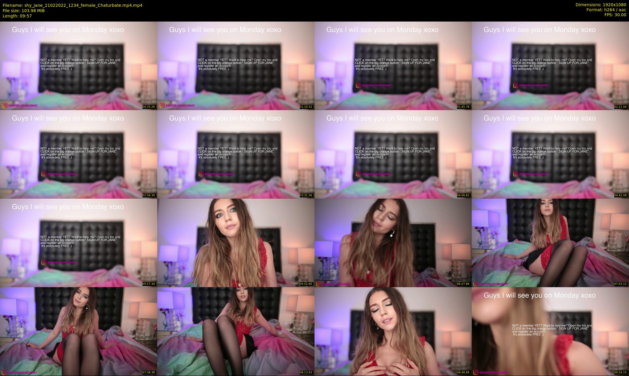 shy_jane — 10 minute Chaturbate female cam show recording, 1080p, Feb 21, 2022