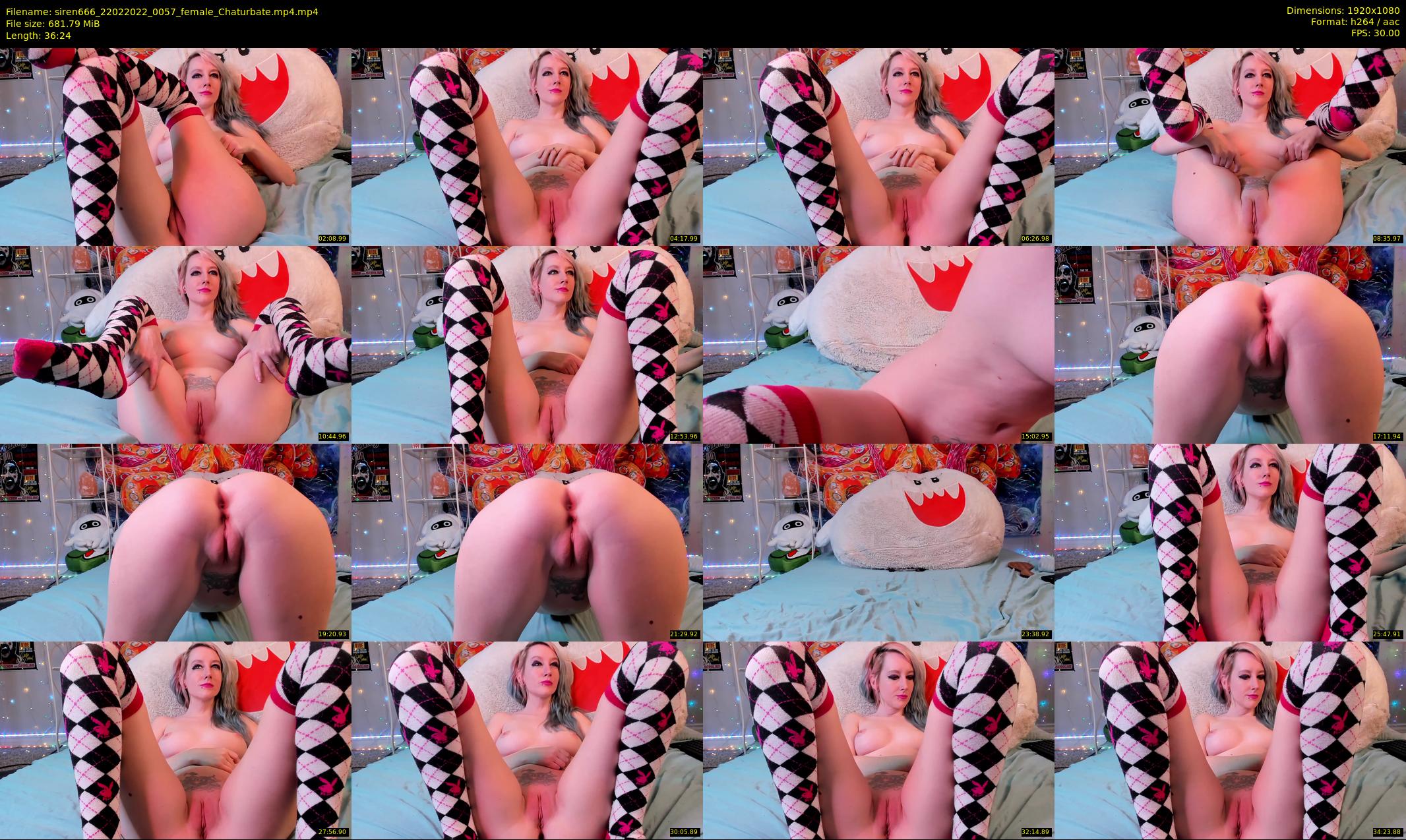 siren666 — 37 minute Chaturbate female cam show recording, 1080p, Feb 22, 2022