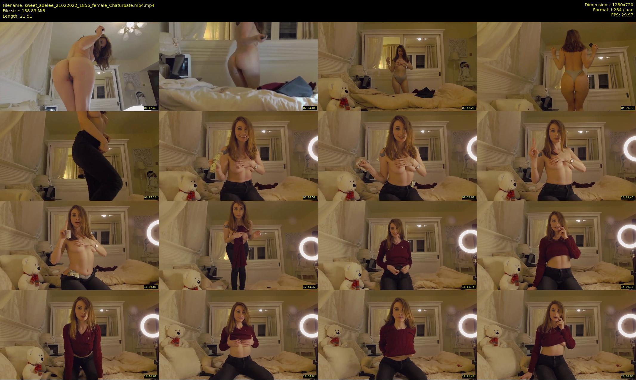 sweet_adelee — 22 minute Chaturbate female cam show recording, 720p, Feb 21, 2022