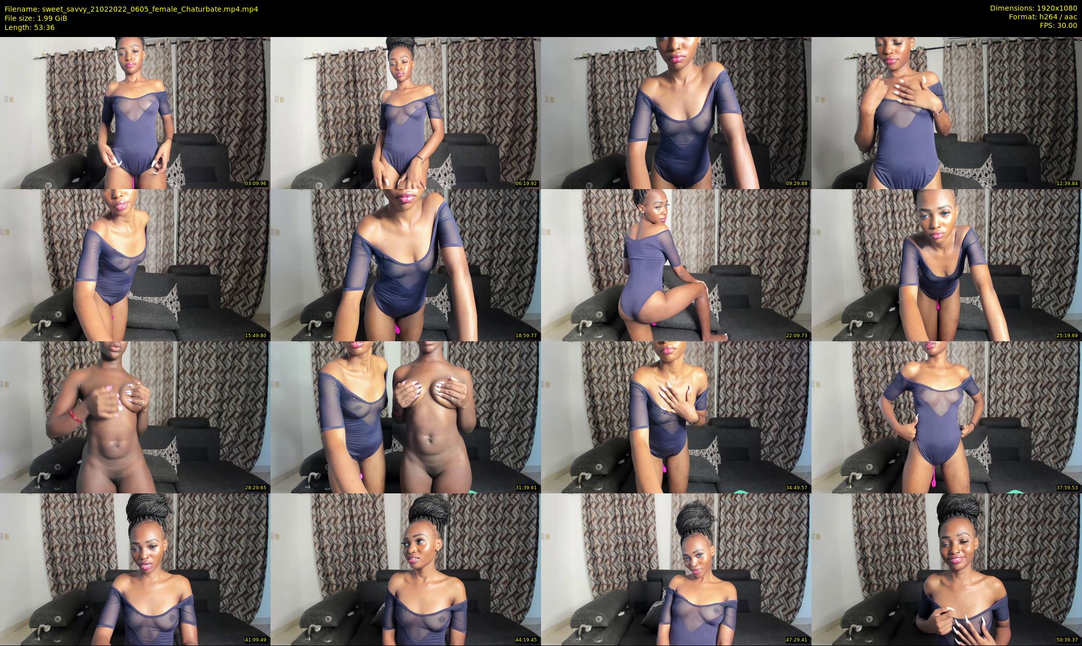 sweet_savvy — 54 minute Chaturbate female cam show recording, 1080p, Feb 21, 2022