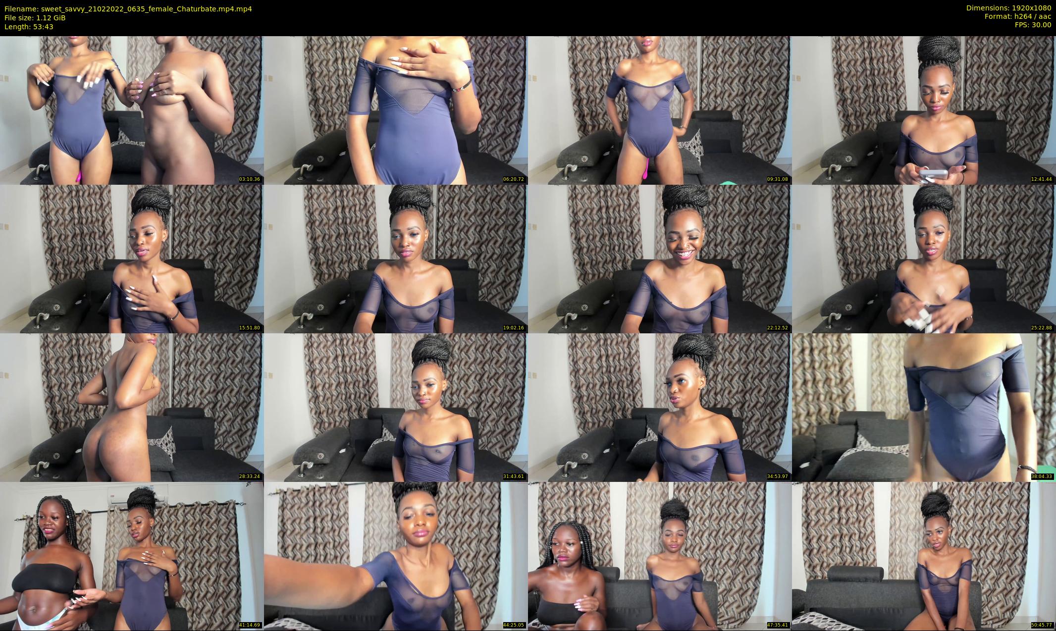 sweet_savvy — 54 minute Chaturbate female cam show recording, 1080p, Feb 21, 2022