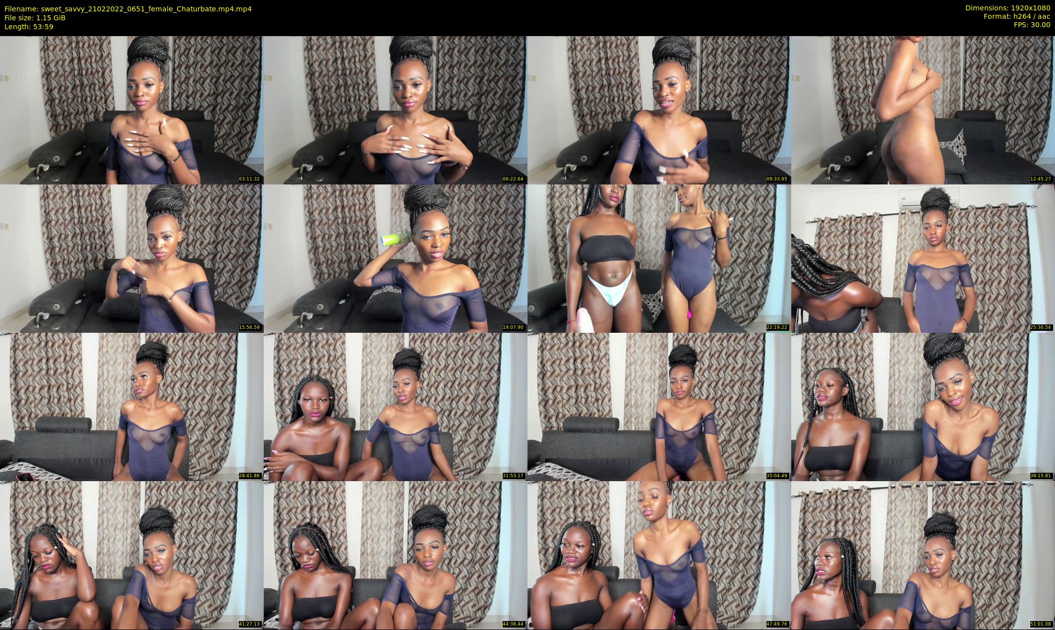 sweet_savvy — 54 minute Chaturbate female cam show recording, 1080p, Feb 21, 2022