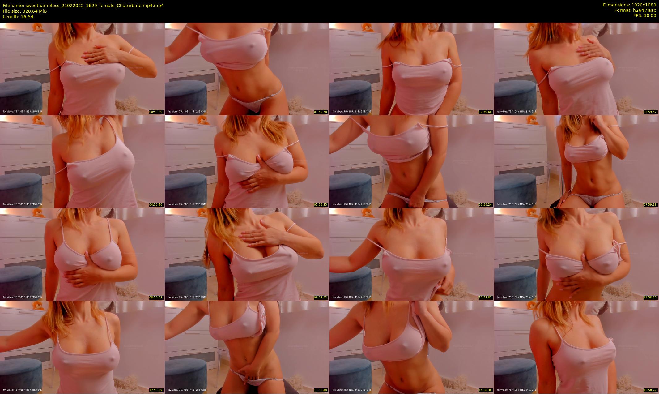 sweetnameless — 17 minute Chaturbate couple cam show recording, 1080p, Feb 21, 2022