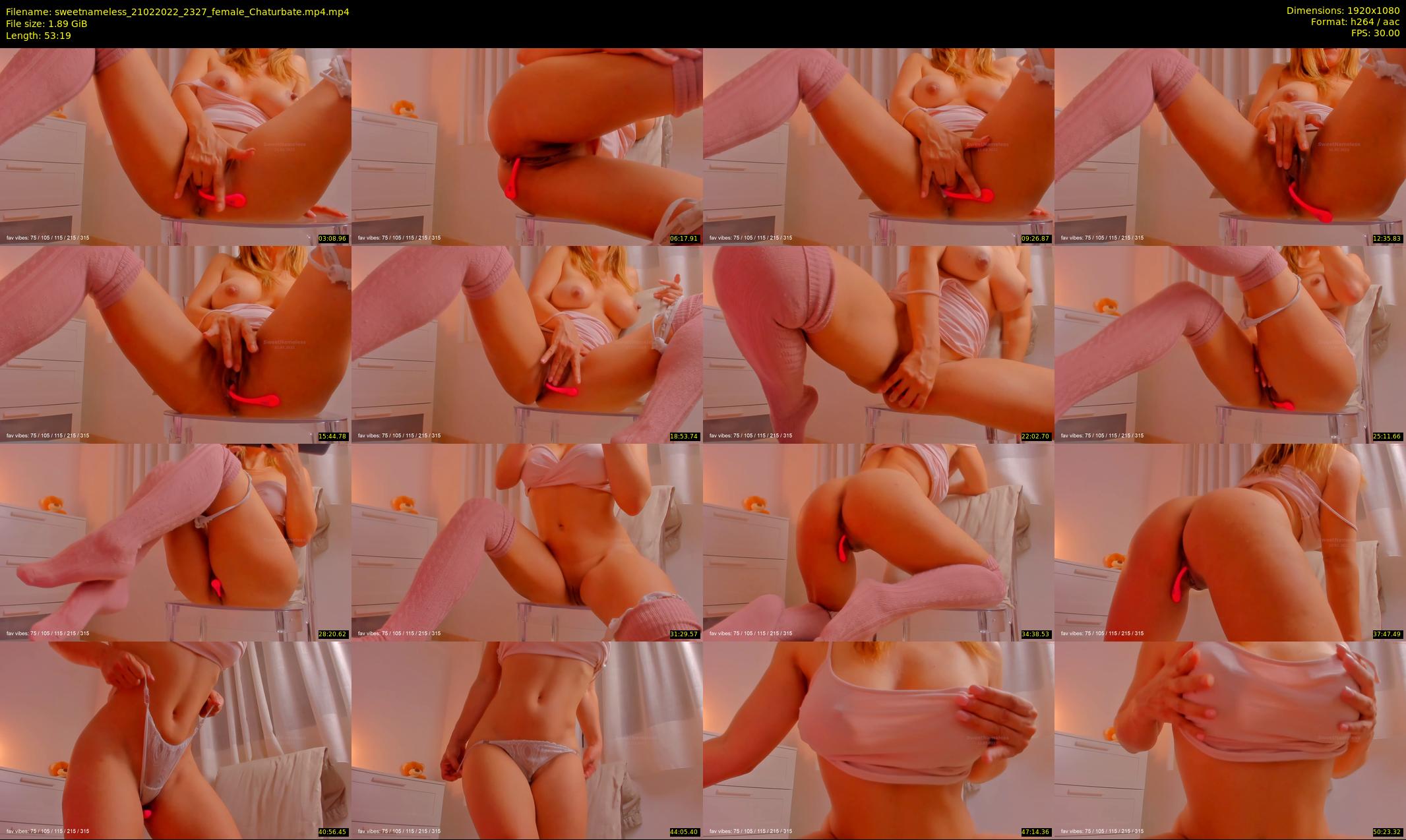 sweetnameless — 54 minute Chaturbate couple cam show recording, 1080p, Feb 21, 2022