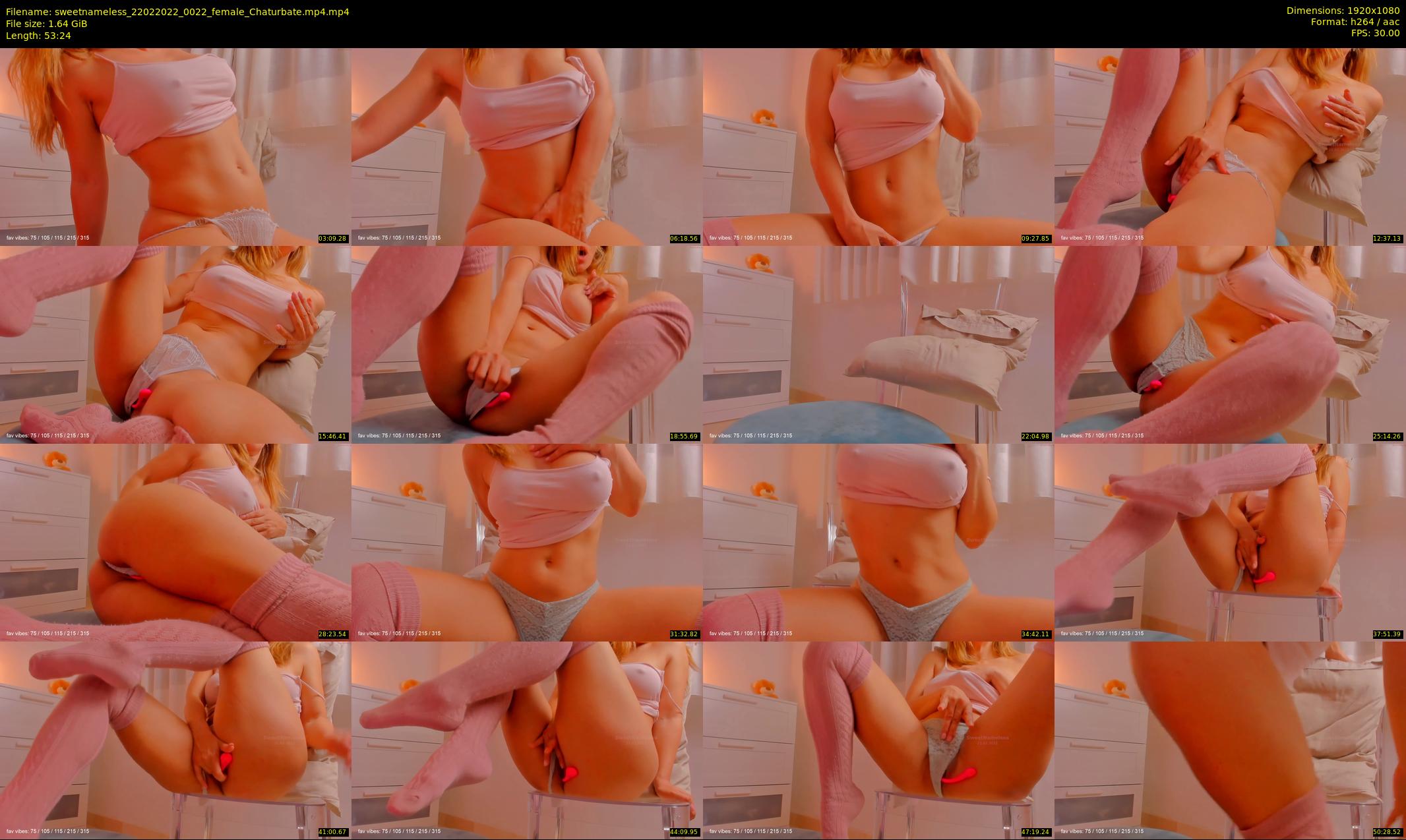 sweetnameless — 54 minute Chaturbate couple cam show recording, 1080p, Feb 22, 2022