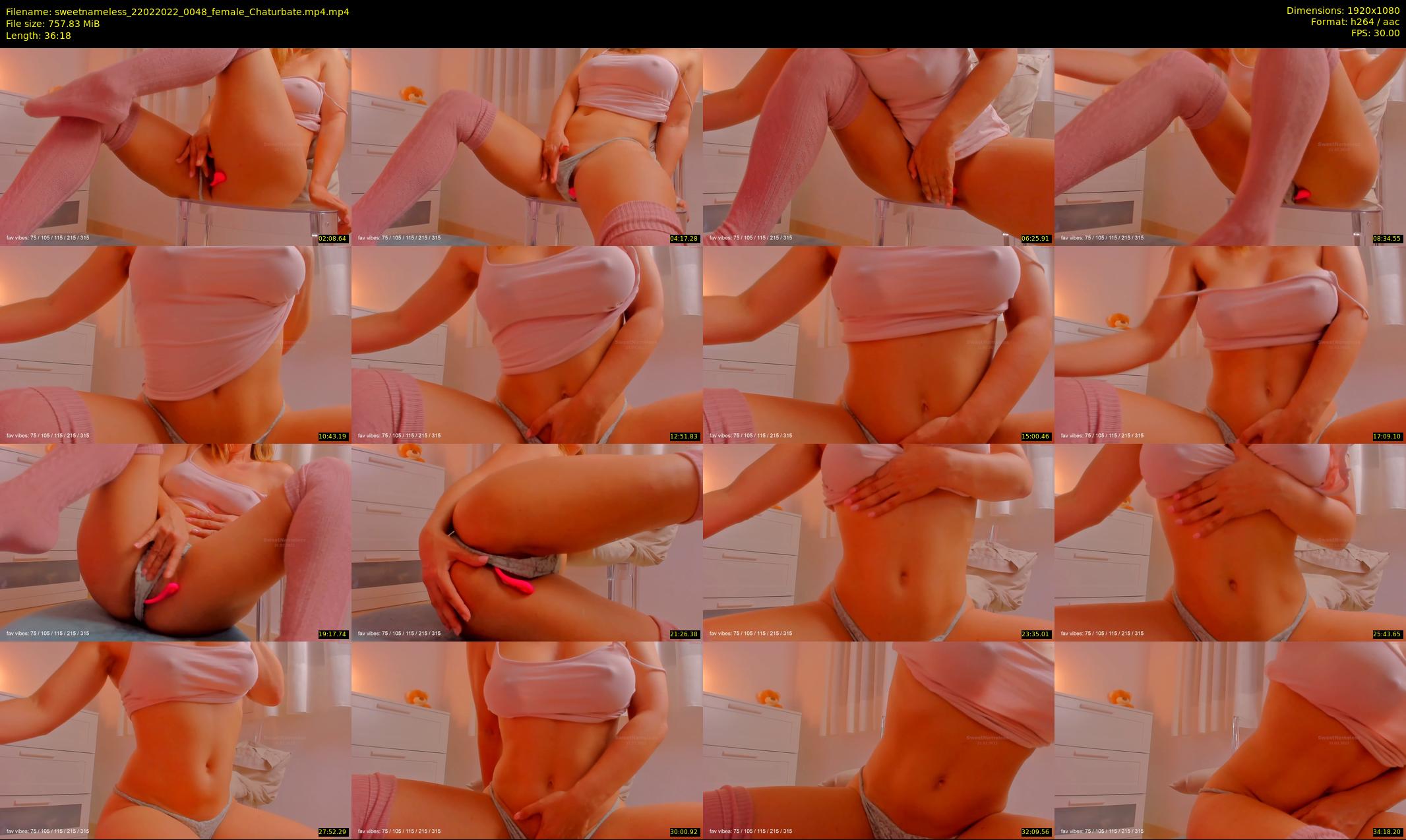 sweetnameless — 37 minute Chaturbate couple cam show recording, 1080p, Feb 22, 2022