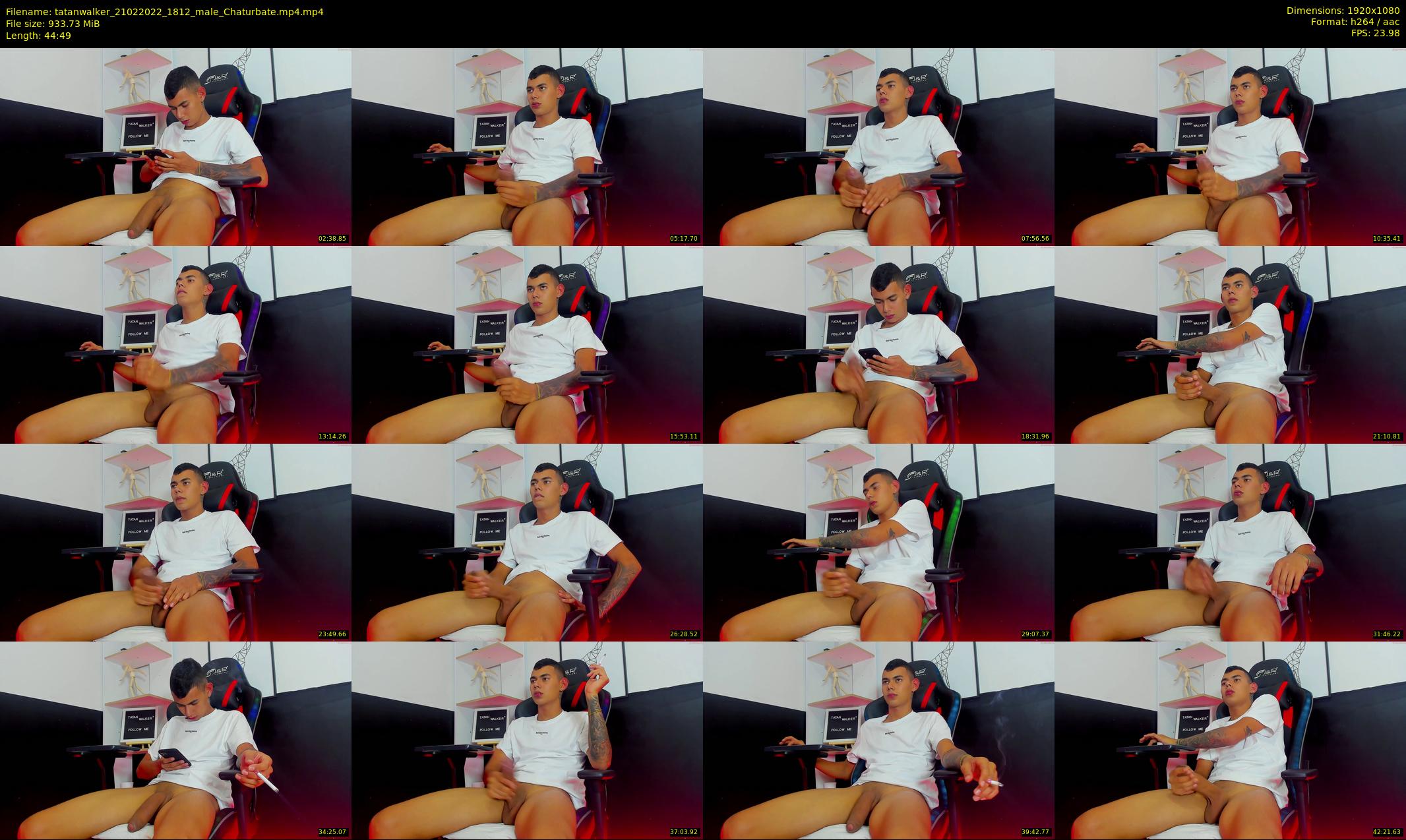 tatanwalker — 45 minute Chaturbate male cam show recording, 1080p, Feb 21, 2022