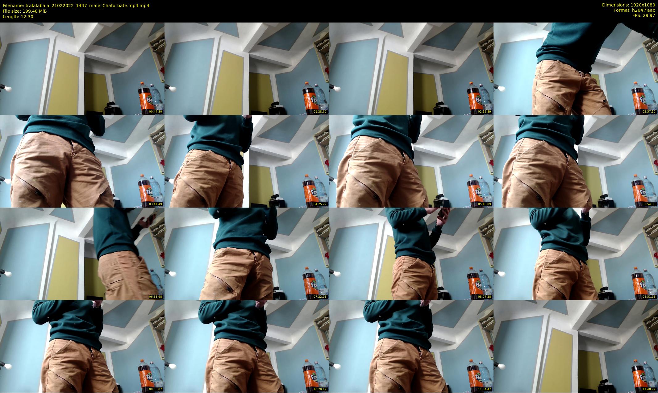 tralalabala — 13 minute Chaturbate male cam show recording, 1080p, Feb 21, 2022
