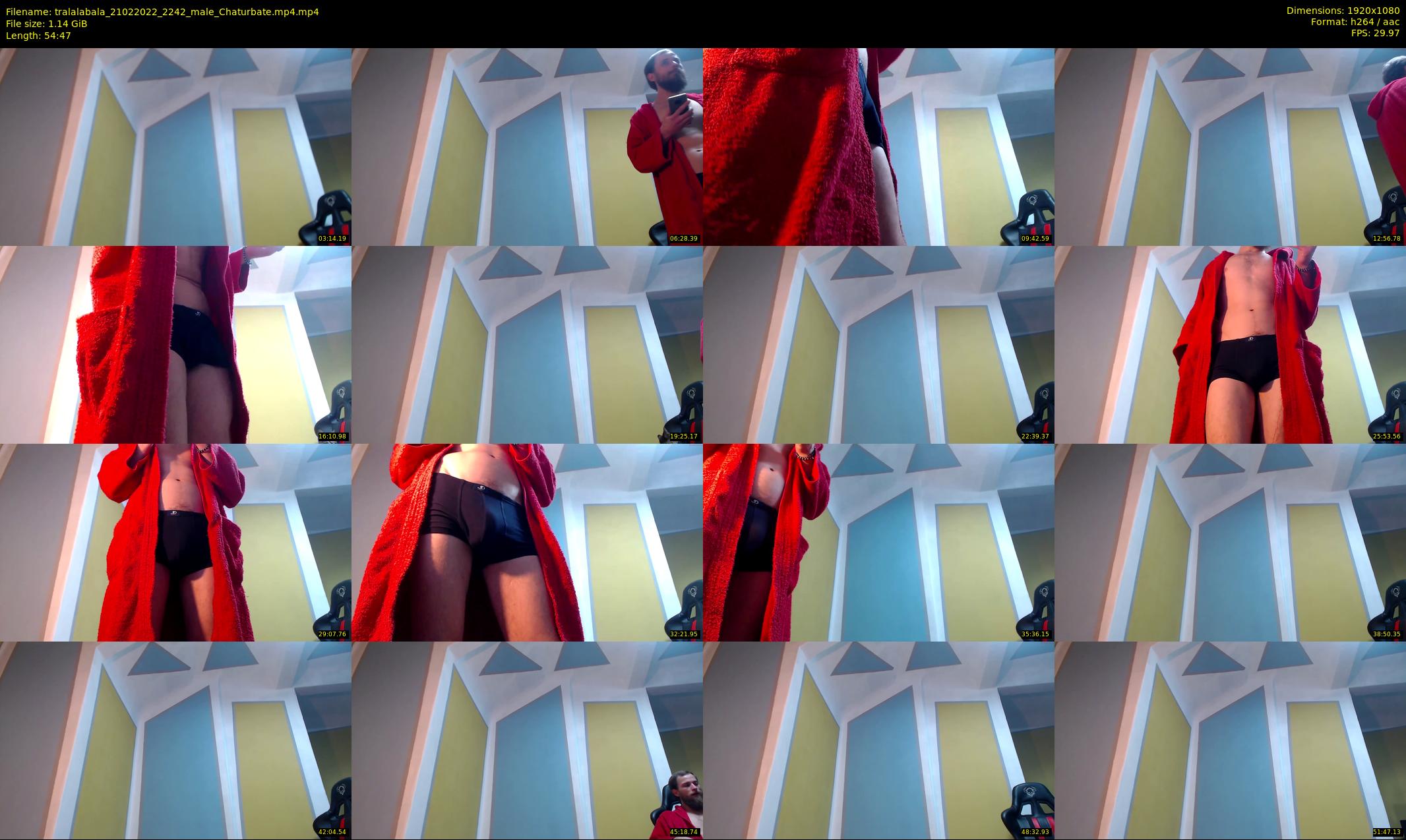 tralalabala — 55 minute Chaturbate male cam show recording, 1080p, Feb 21, 2022