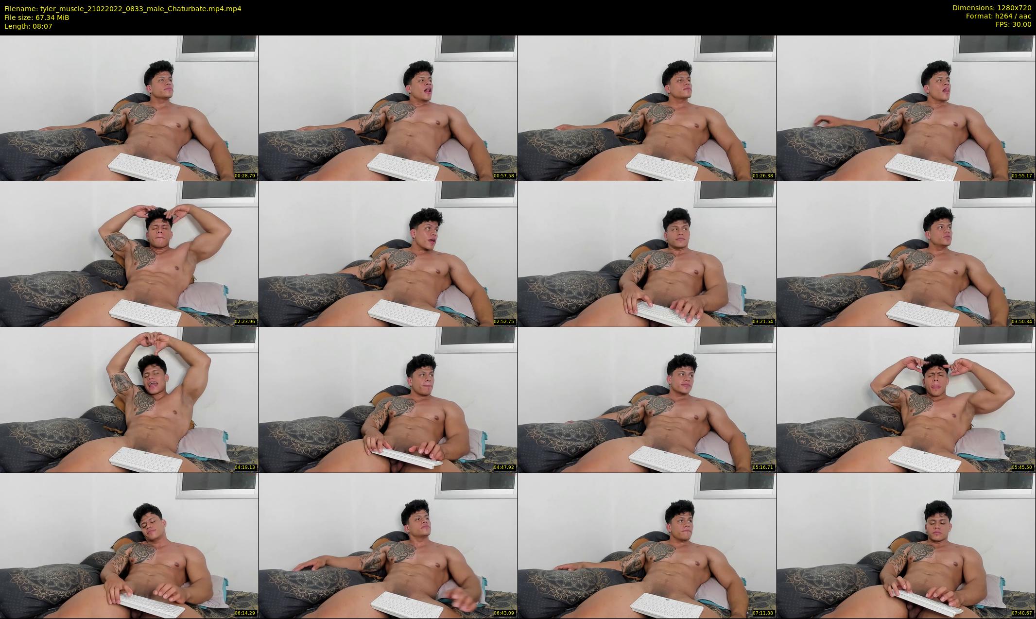 tyler_muscle — 9 minute Chaturbate male cam show recording, 720p, Feb 21, 2022