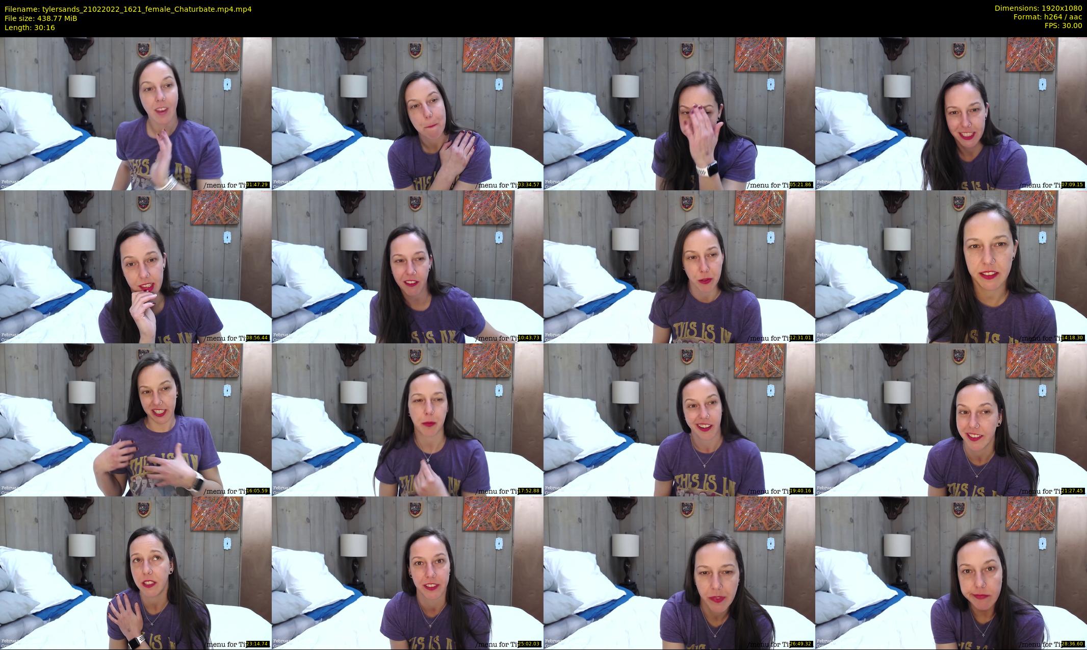 tylersands — 31 minute Chaturbate female cam show recording, 1080p, Feb 21, 2022
