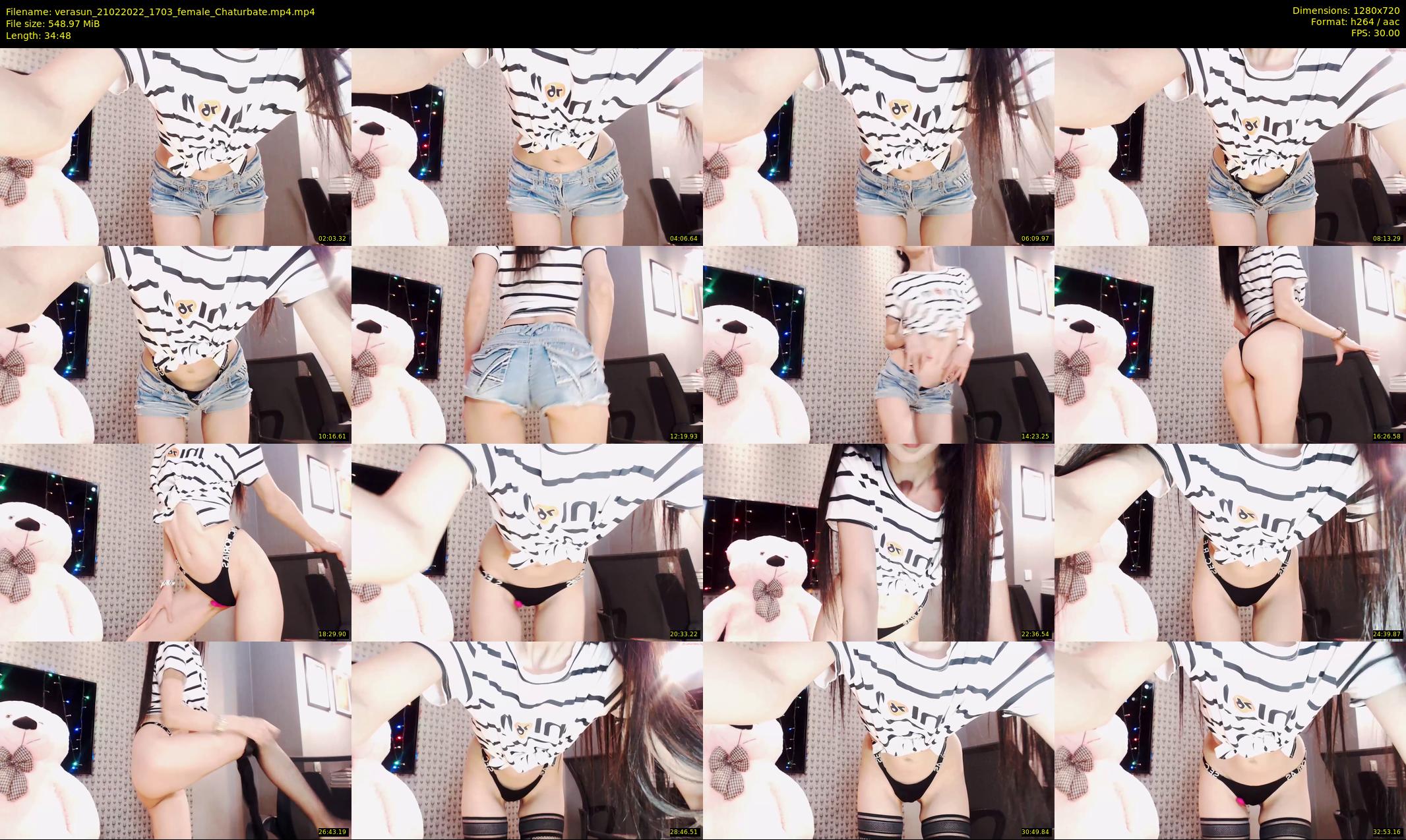 verasun — 35 minute Chaturbate female cam show recording, 720p, Feb 21, 2022