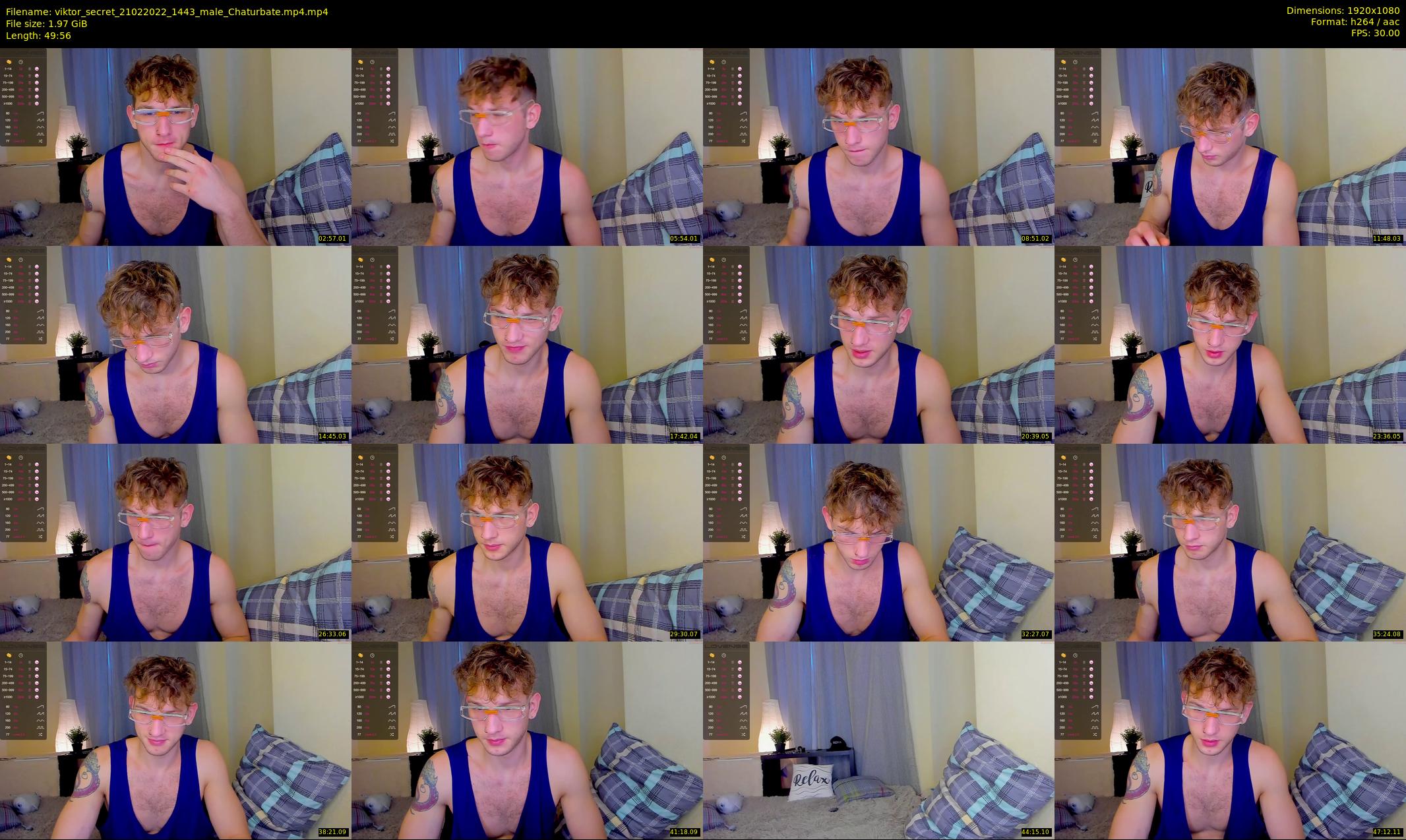 viktor_secret — 50 minute Chaturbate male cam show recording, 1080p, Feb 21, 2022