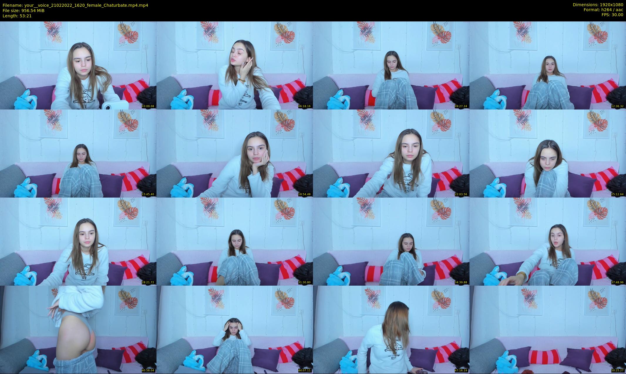 your__voice — 54 minute Chaturbate female cam show recording, 1080p, Feb 21, 2022