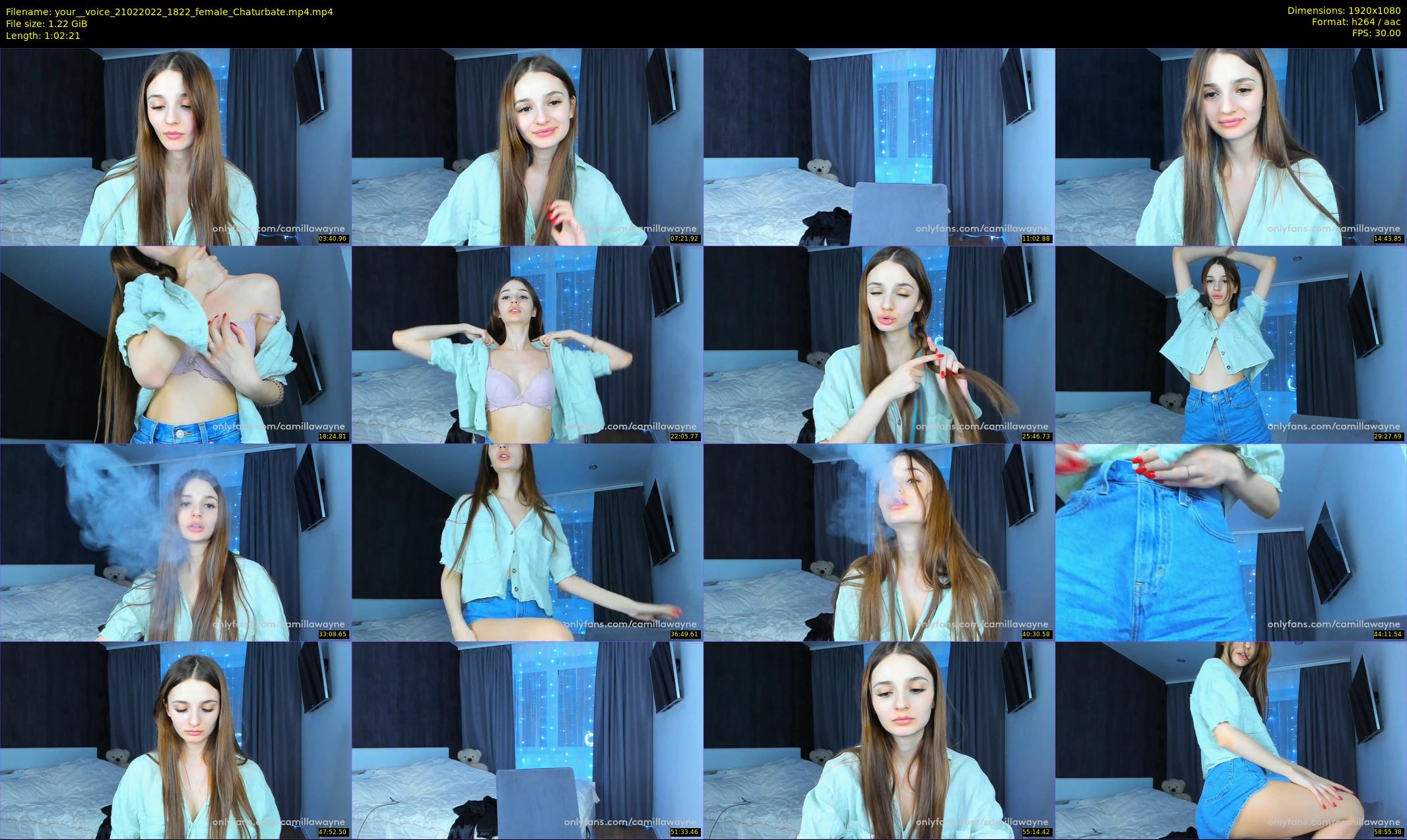 your__voice — 63 minute Chaturbate female cam show recording, 1080p, Feb 21, 2022