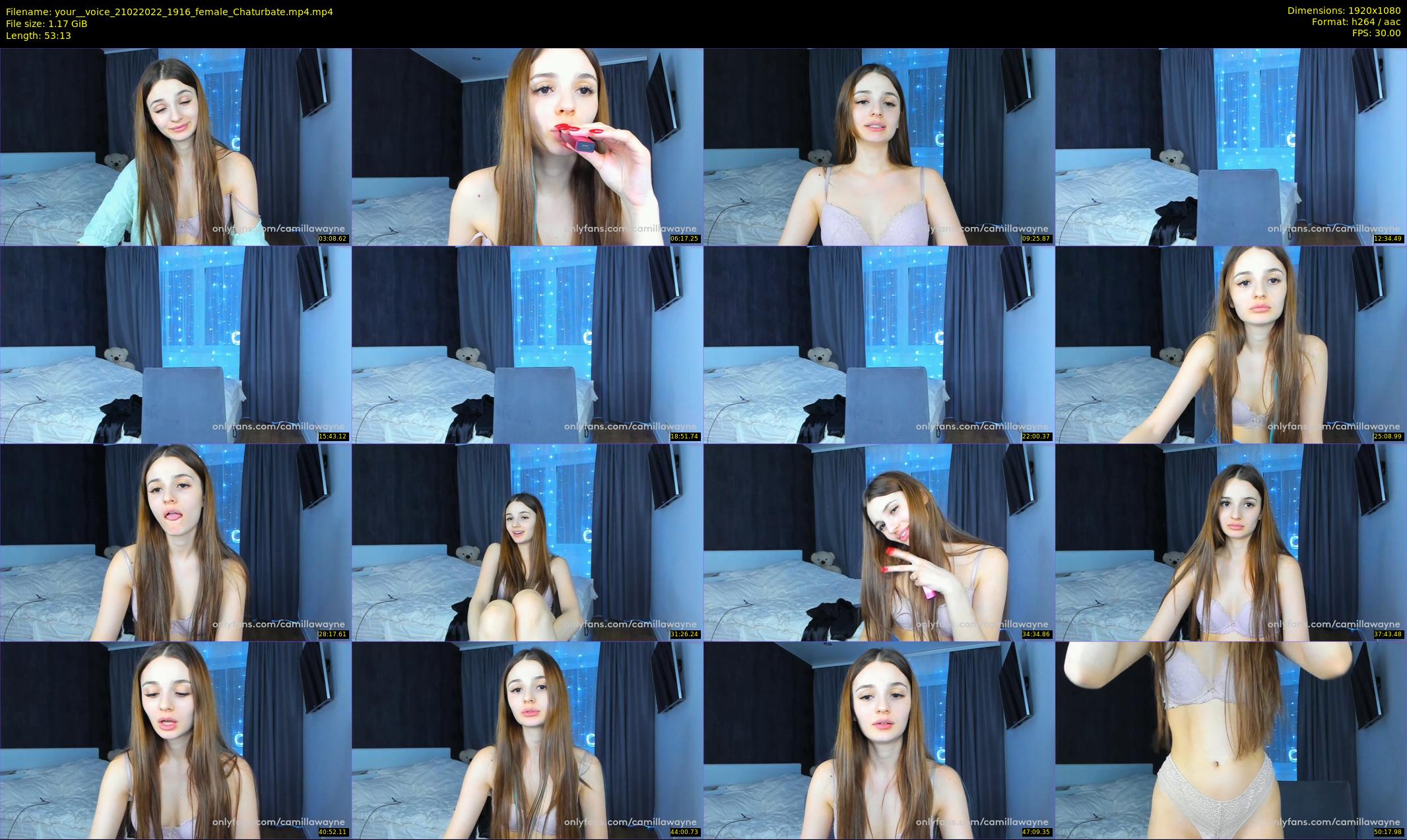 your__voice — 54 minute Chaturbate female cam show recording, 1080p, Feb 21, 2022