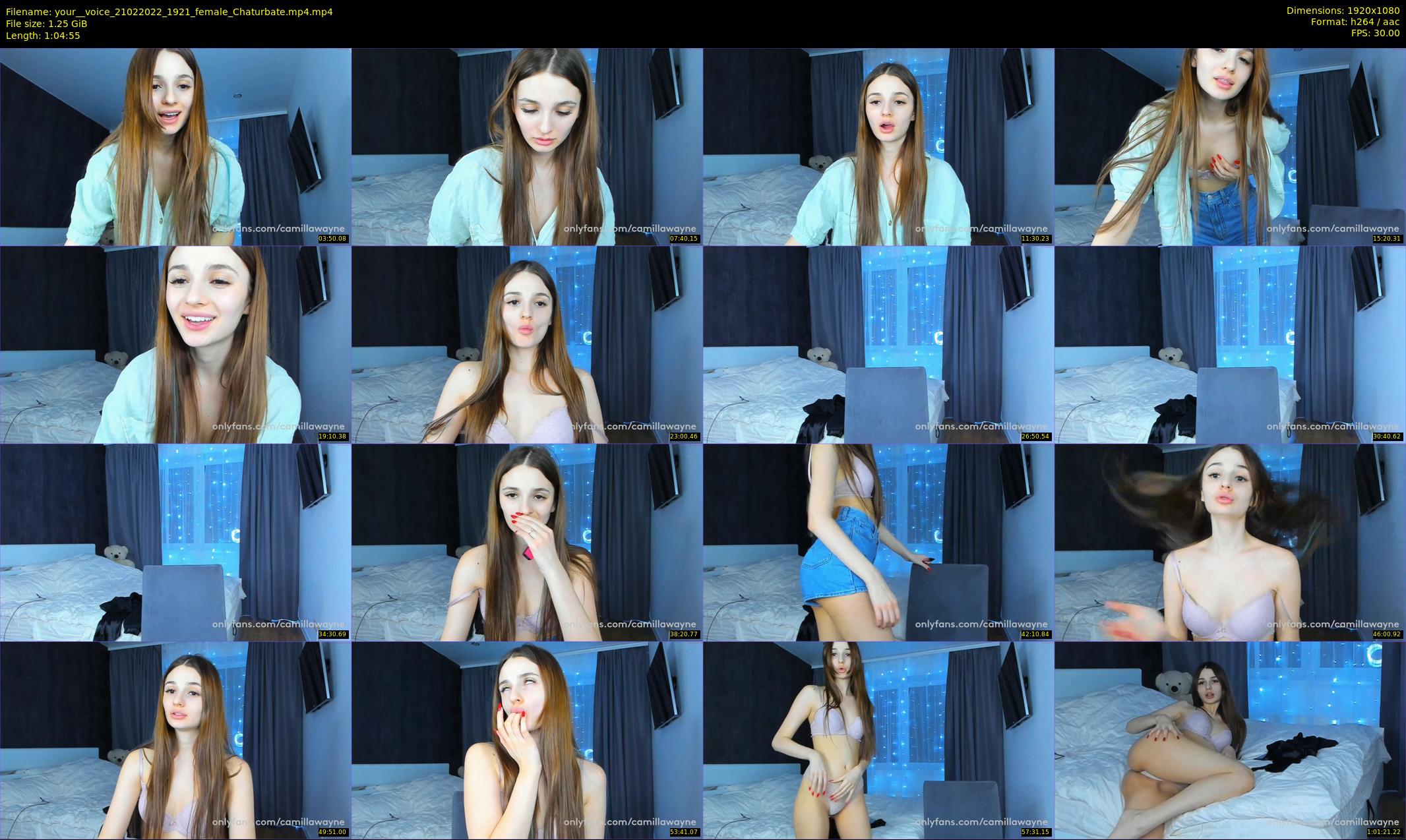 your__voice — 65 minute Chaturbate female cam show recording, 1080p, Feb 21, 2022