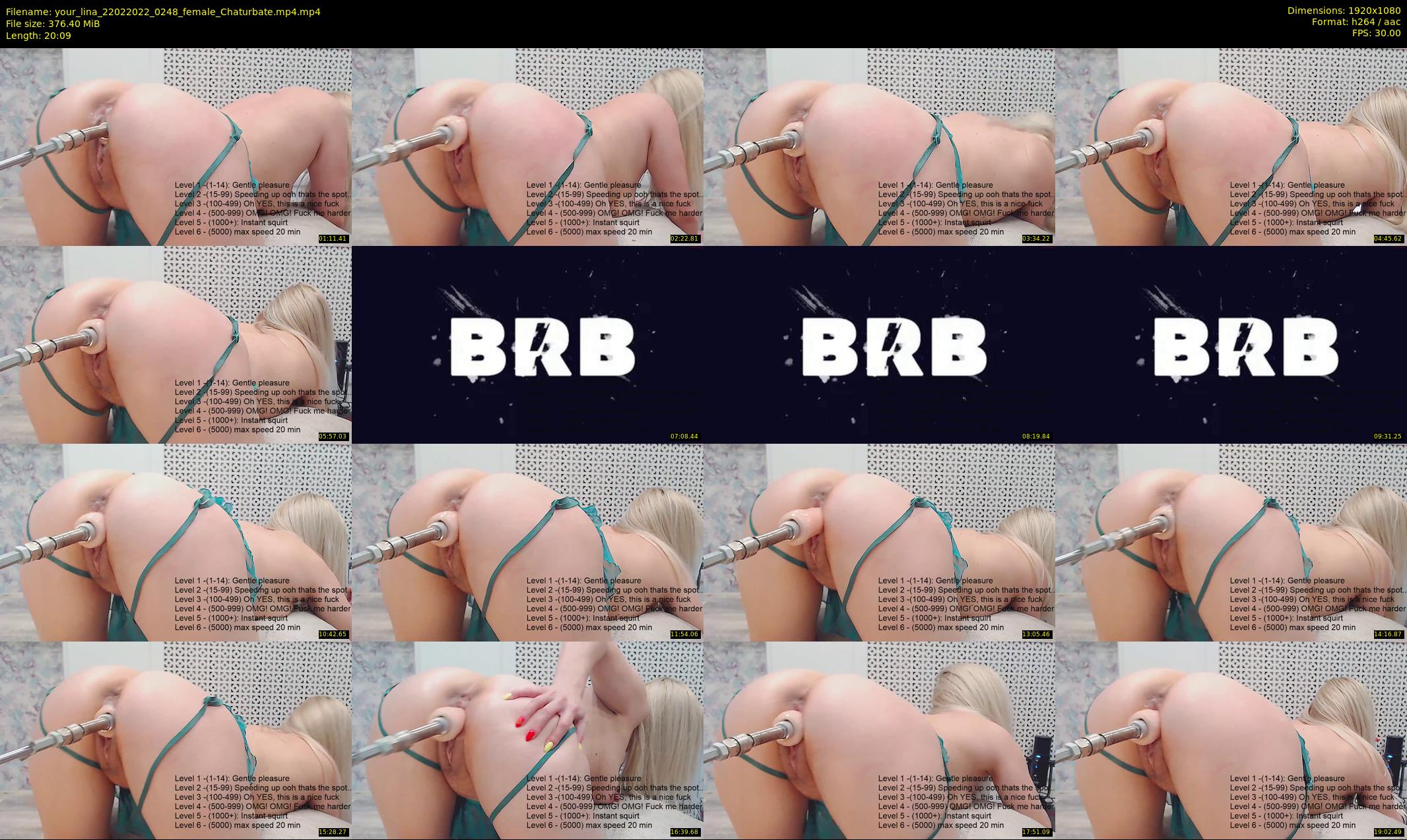 your_lina — 21 minute Chaturbate female cam show recording, 1080p, Feb 22, 2022