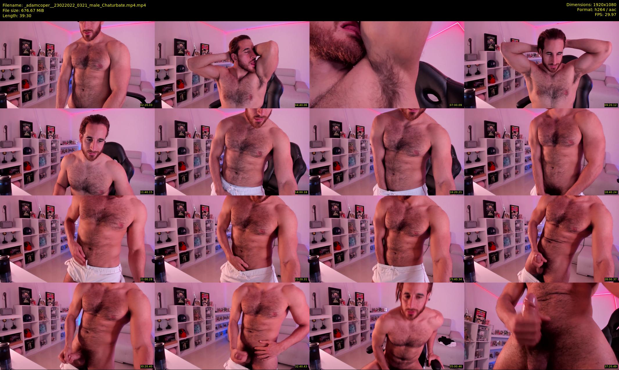 _adamcoper_ — 40 minute Chaturbate male cam show recording, 1080p, Feb 23, 2022