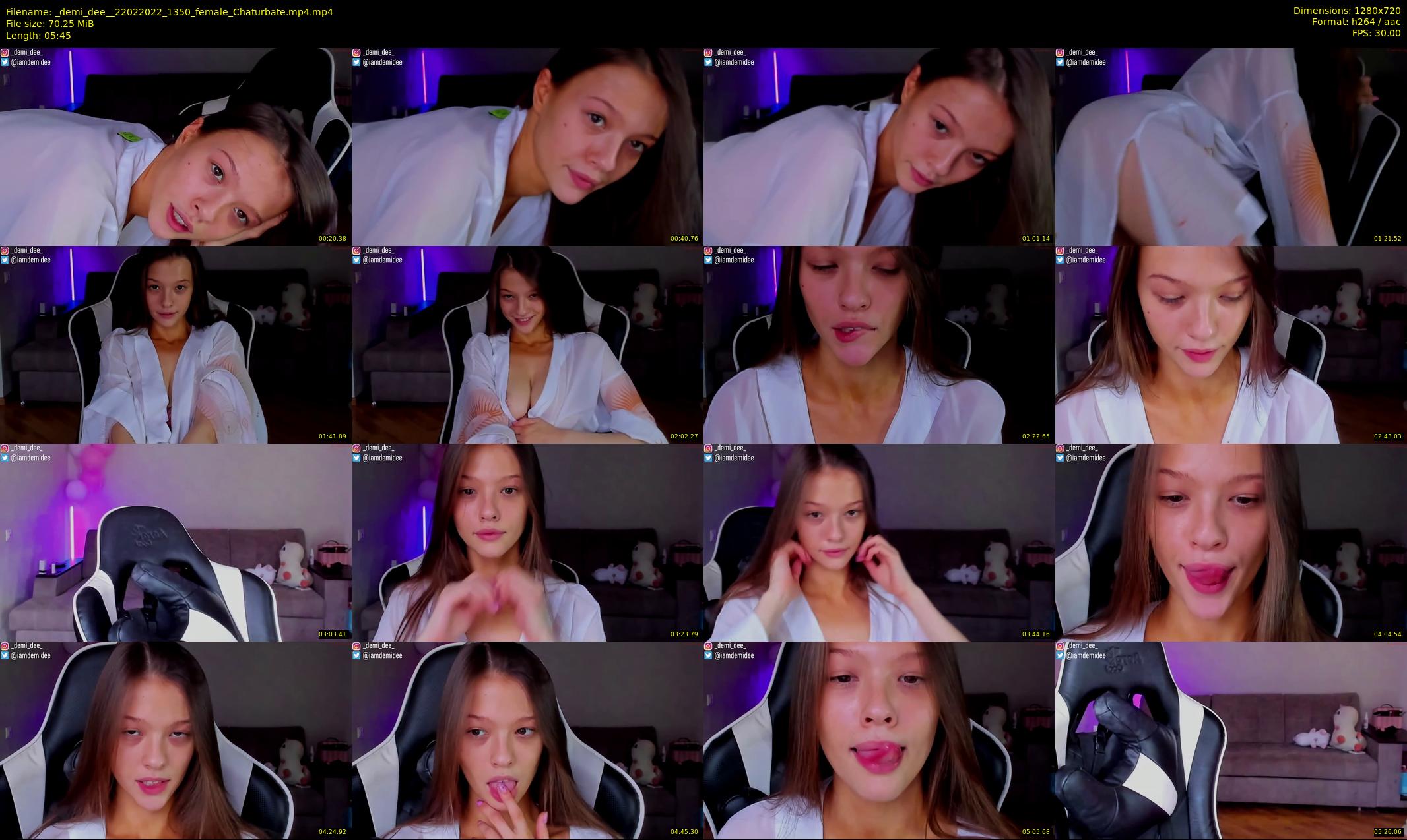_demi_dee_ — 6 minute Chaturbate female cam show recording, 720p, Feb 22, 2022
