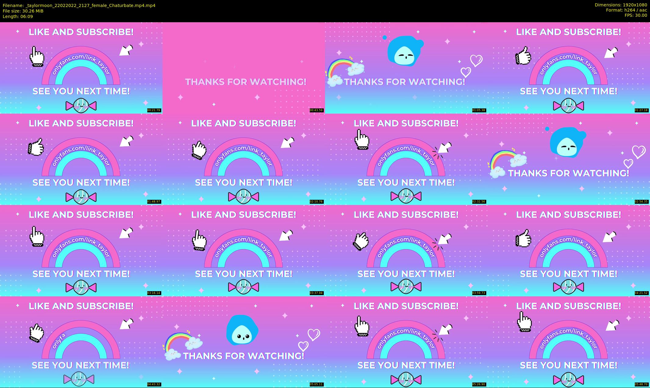 _taylormoon — 7 minute Chaturbate female cam show recording, 1080p, Feb 22, 2022