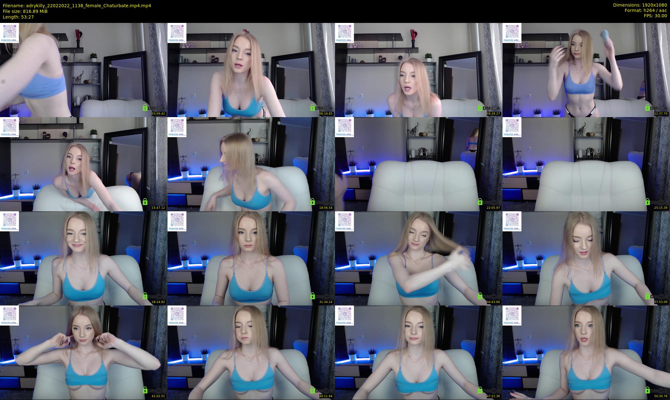 adrykilly — 54 minute Chaturbate female cam show recording, 1080p, Feb 22, 2022