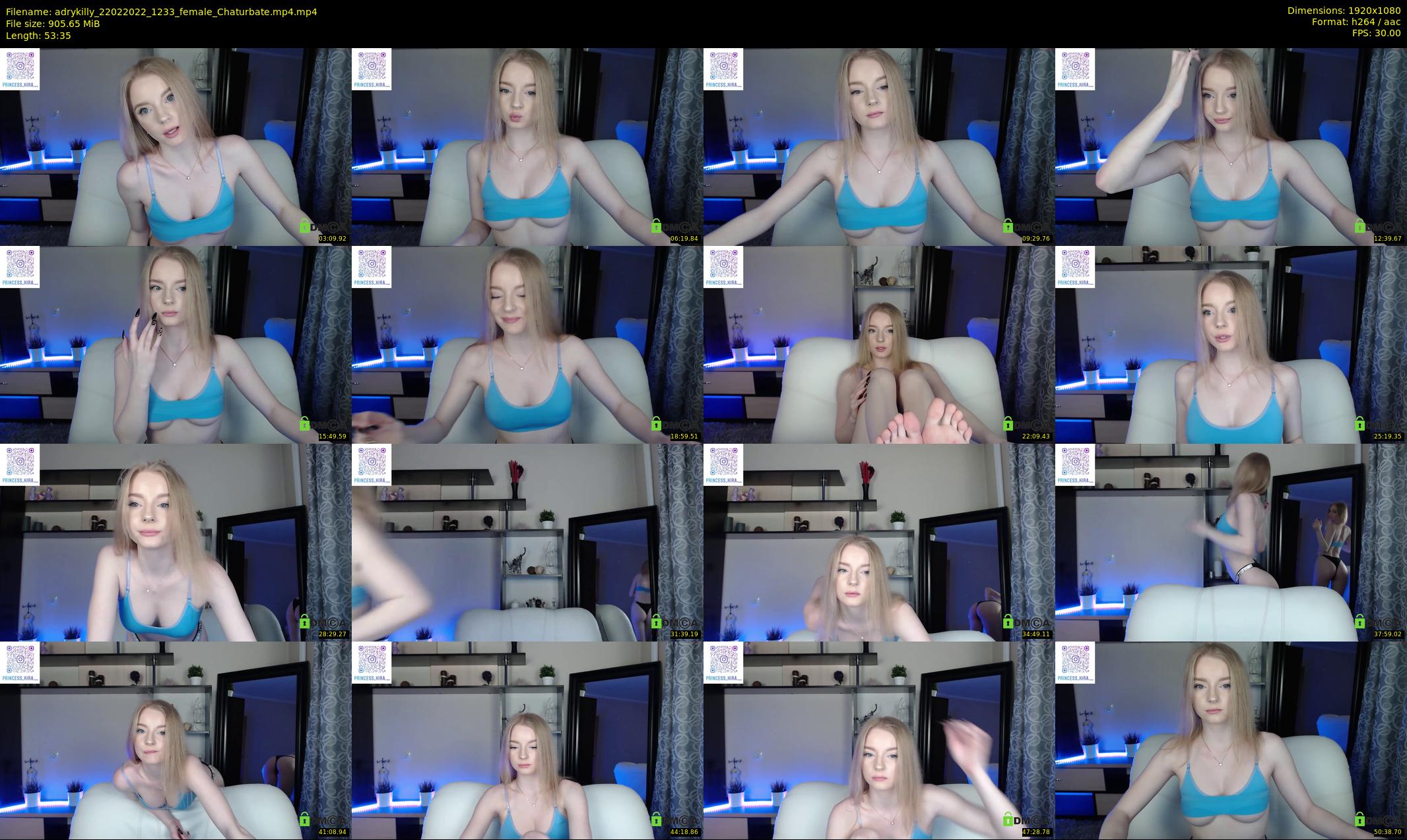 adrykilly — 54 minute Chaturbate female cam show recording, 1080p, Feb 22, 2022