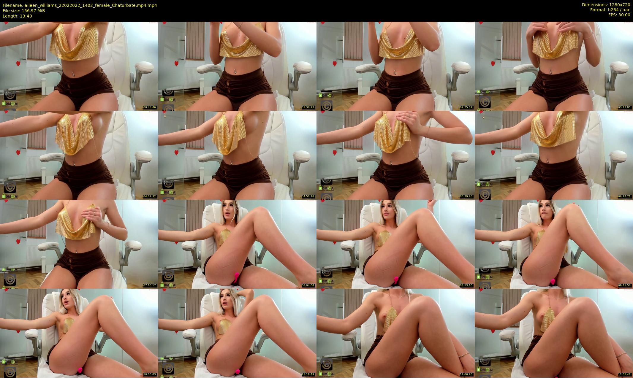 aileen_williams — 14 minute Chaturbate female cam show recording, 720p, Feb 22, 2022