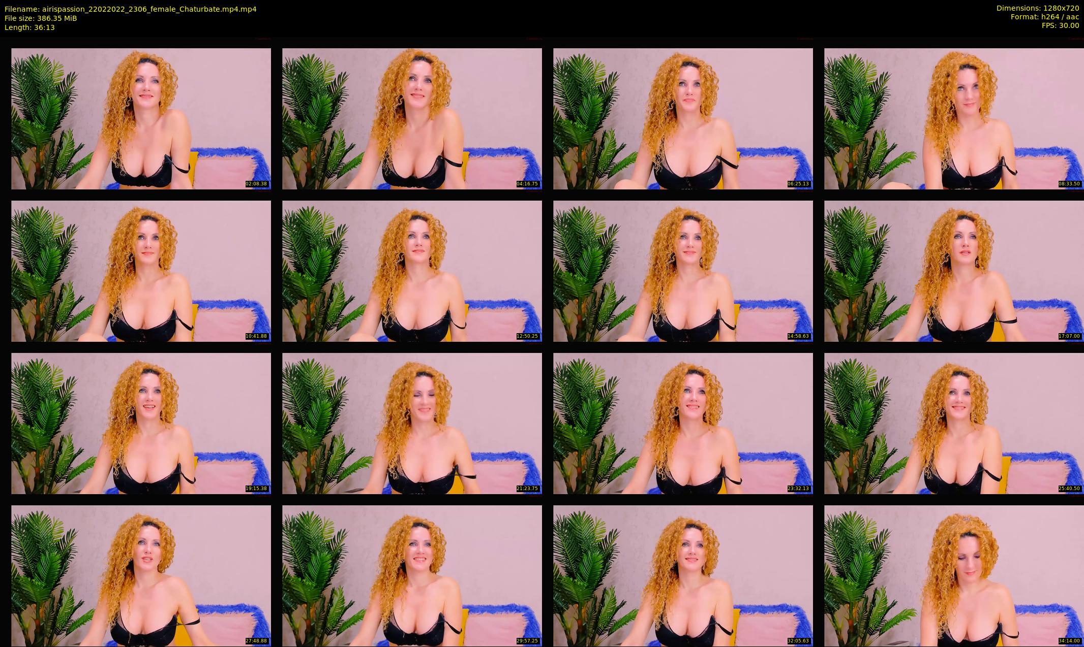 airispassion — 37 minute Chaturbate female cam show recording, 720p, Feb 22, 2022